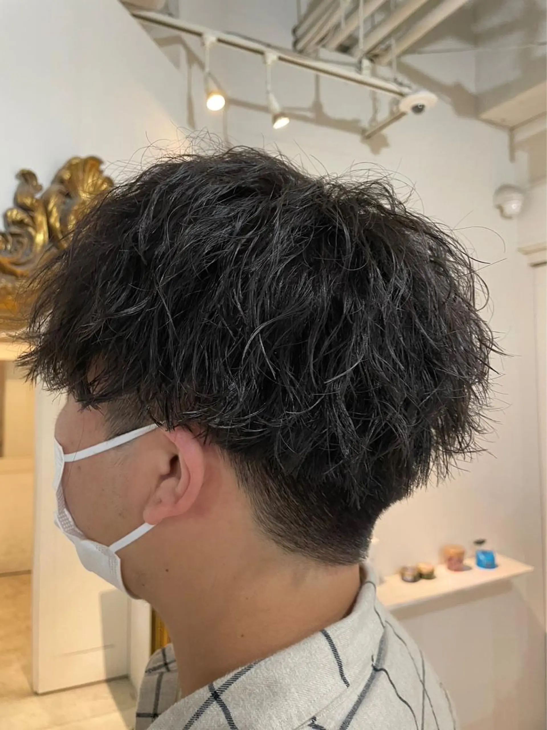 ショート パーマ メンズ カット パーマ トリートメント La.LAUREN所属・透明感カラー/ TETSUのヘアスタイル