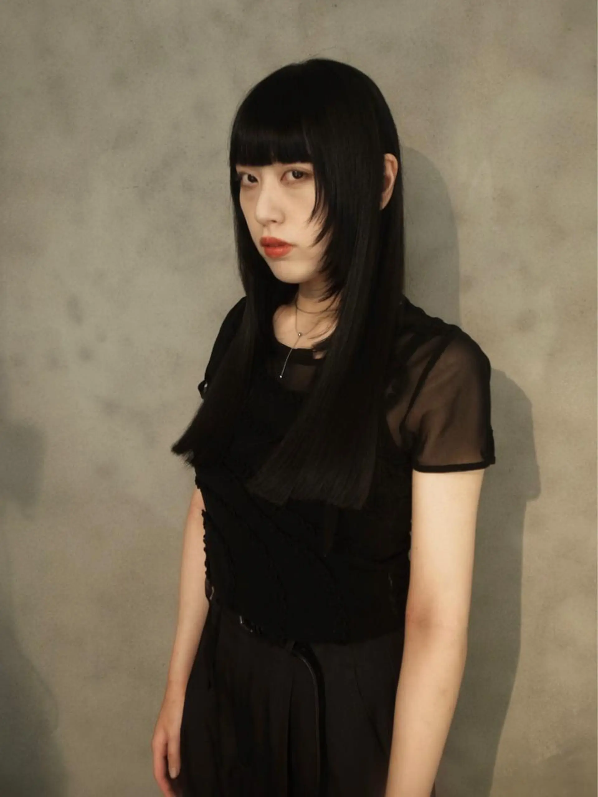 ロング カラー 顔周りカット 229所属・maki @pullnocのヘアスタイル