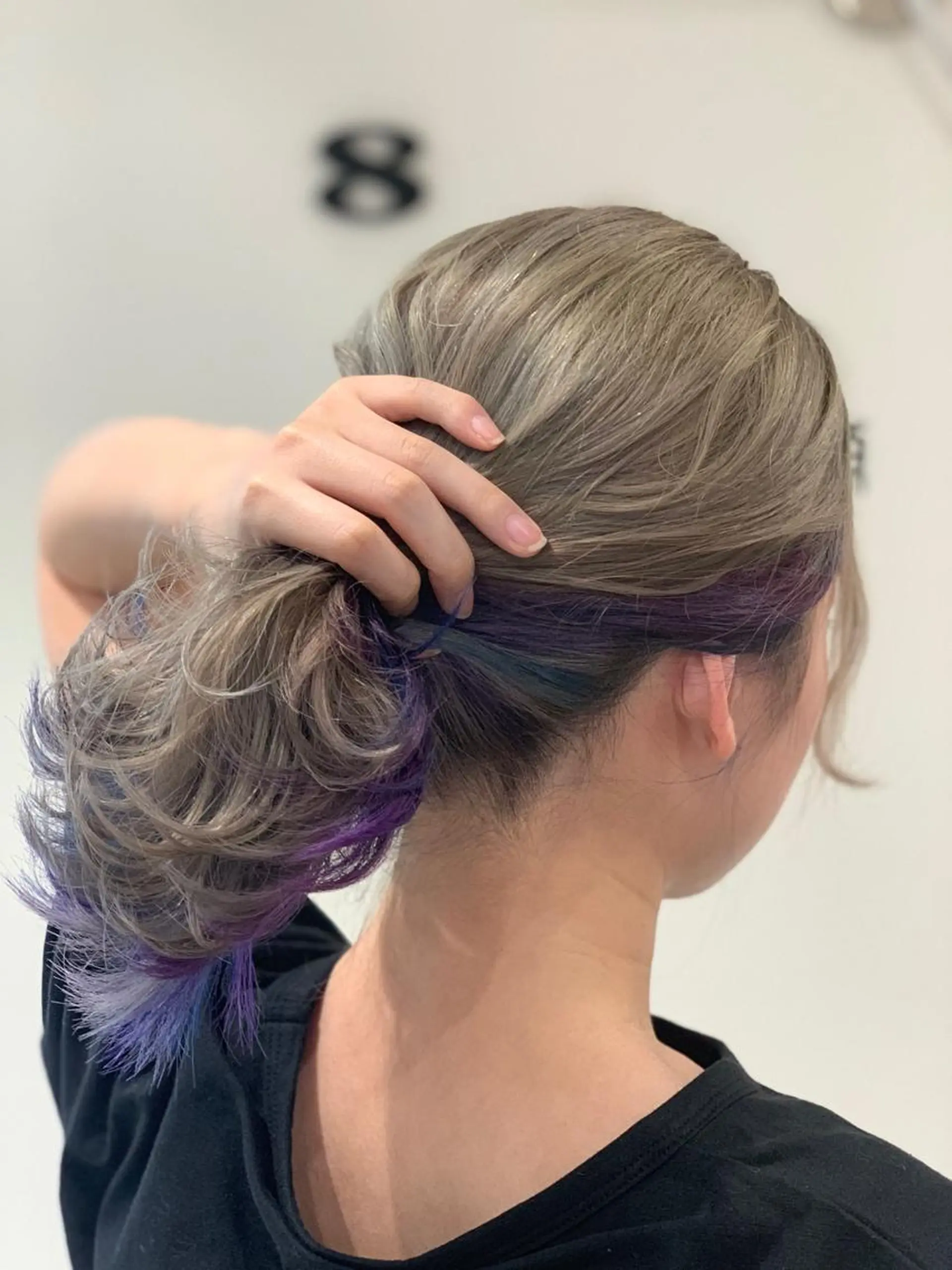 ミディアム カラー ヘアカラー 松吉 純平のヘアスタイル