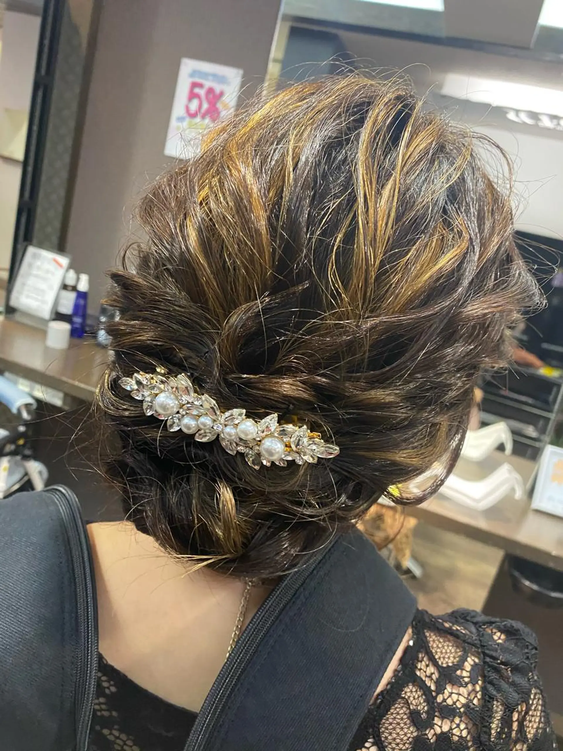 ロング ヘアアレンジ ヘアセット pep所属・pep natsumiのヘアスタイル