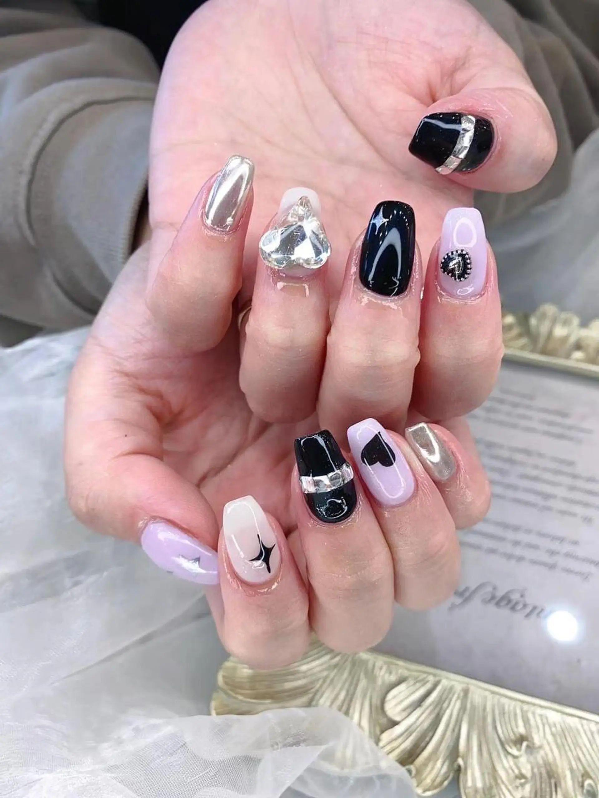 ネイル ハート My nail所属・babarla Nailのネイルデザイン