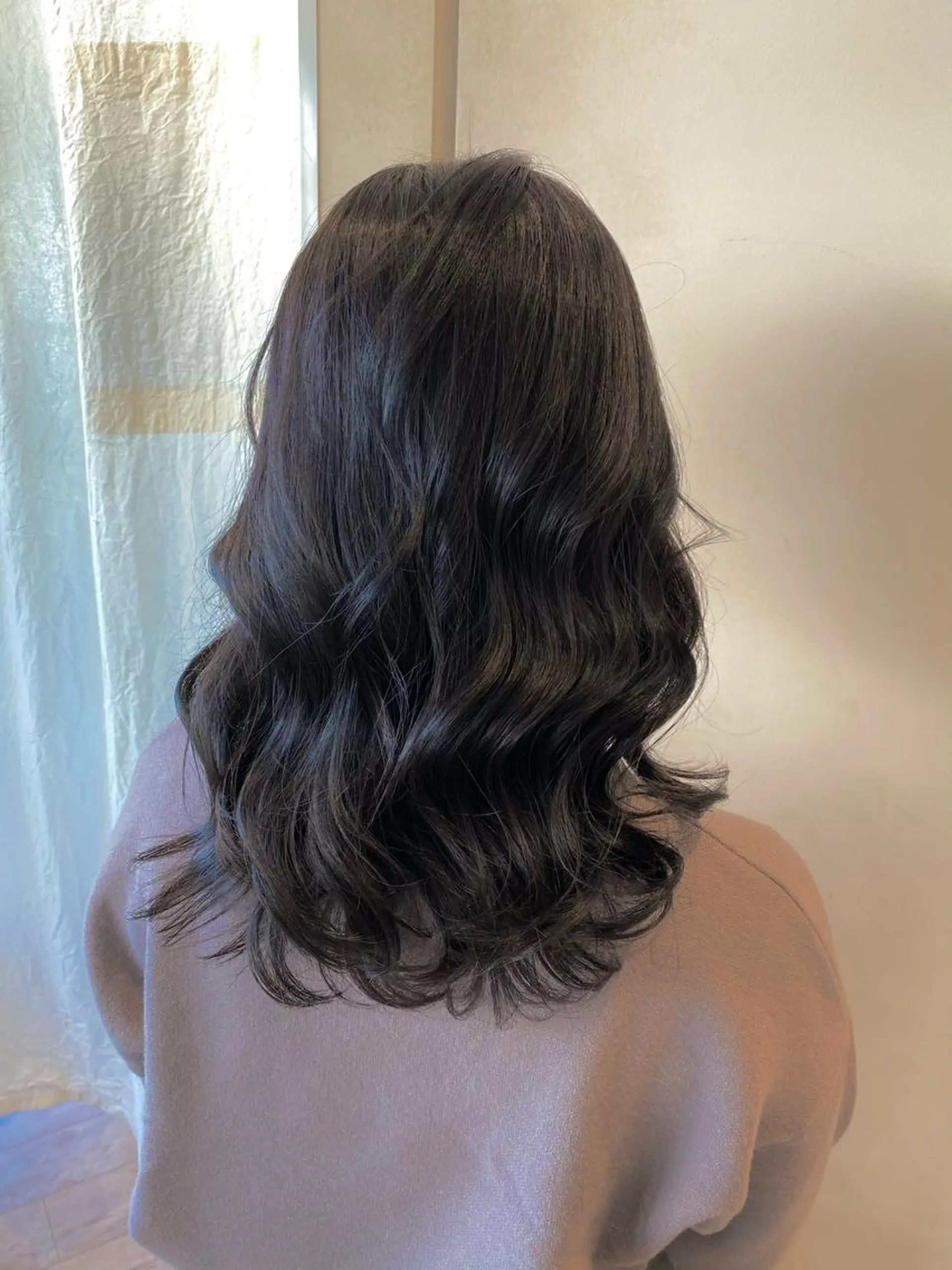 セミロング カラー On所属・顔まわりカット🌟 くびれヘア/寺門遥輝のヘアスタイル