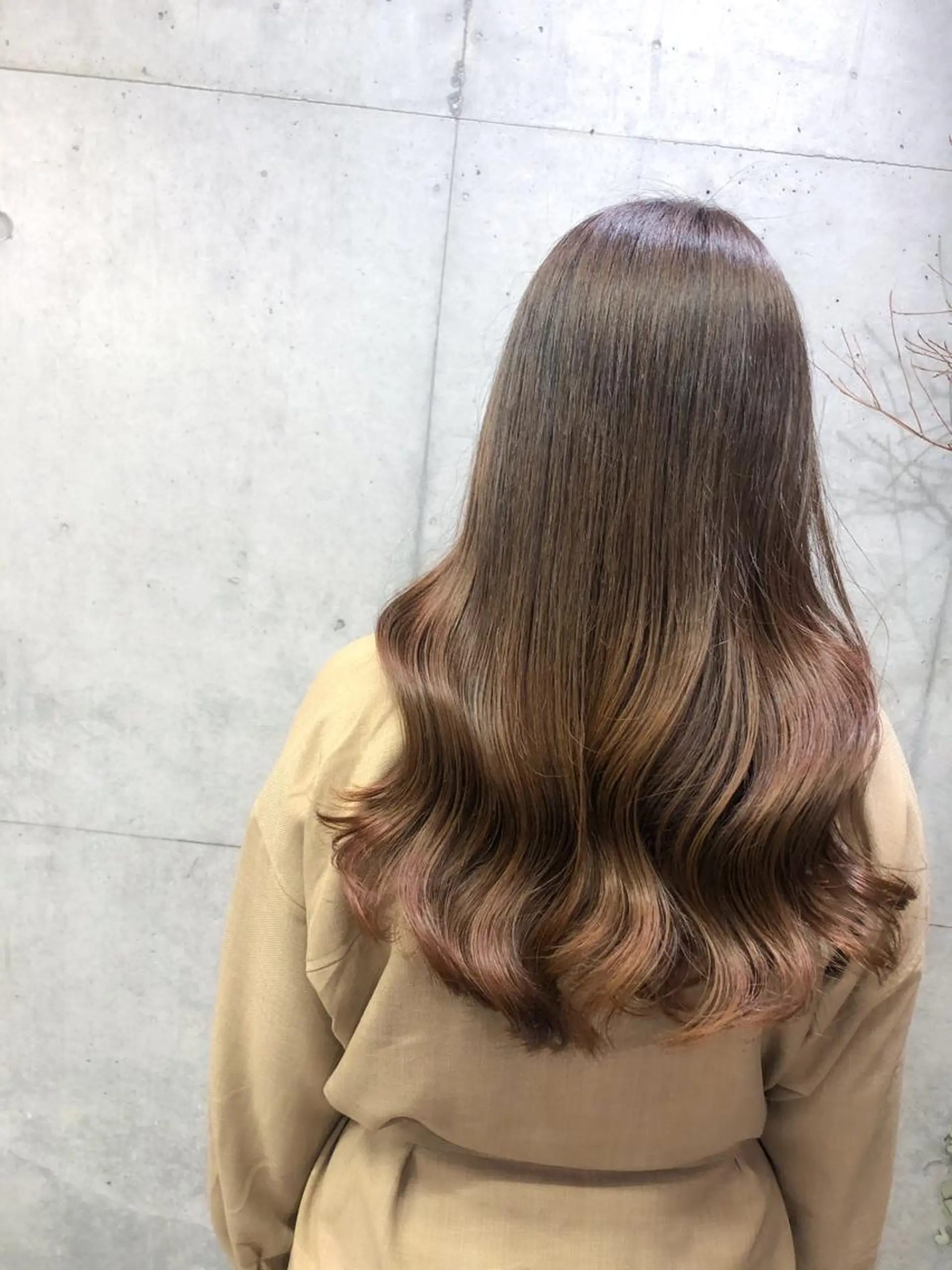 ロング カラー ヘアアレンジ rii-🩰 トレンド韓国ヘアのヘアスタイル