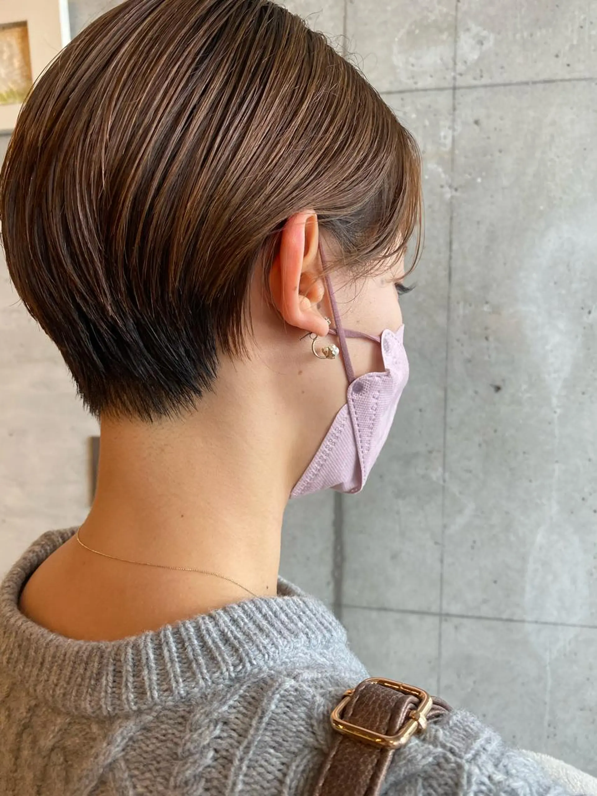 ショート ハンサムショート ショートヘア カット ウツワ所属・田中 南帆のヘアスタイル