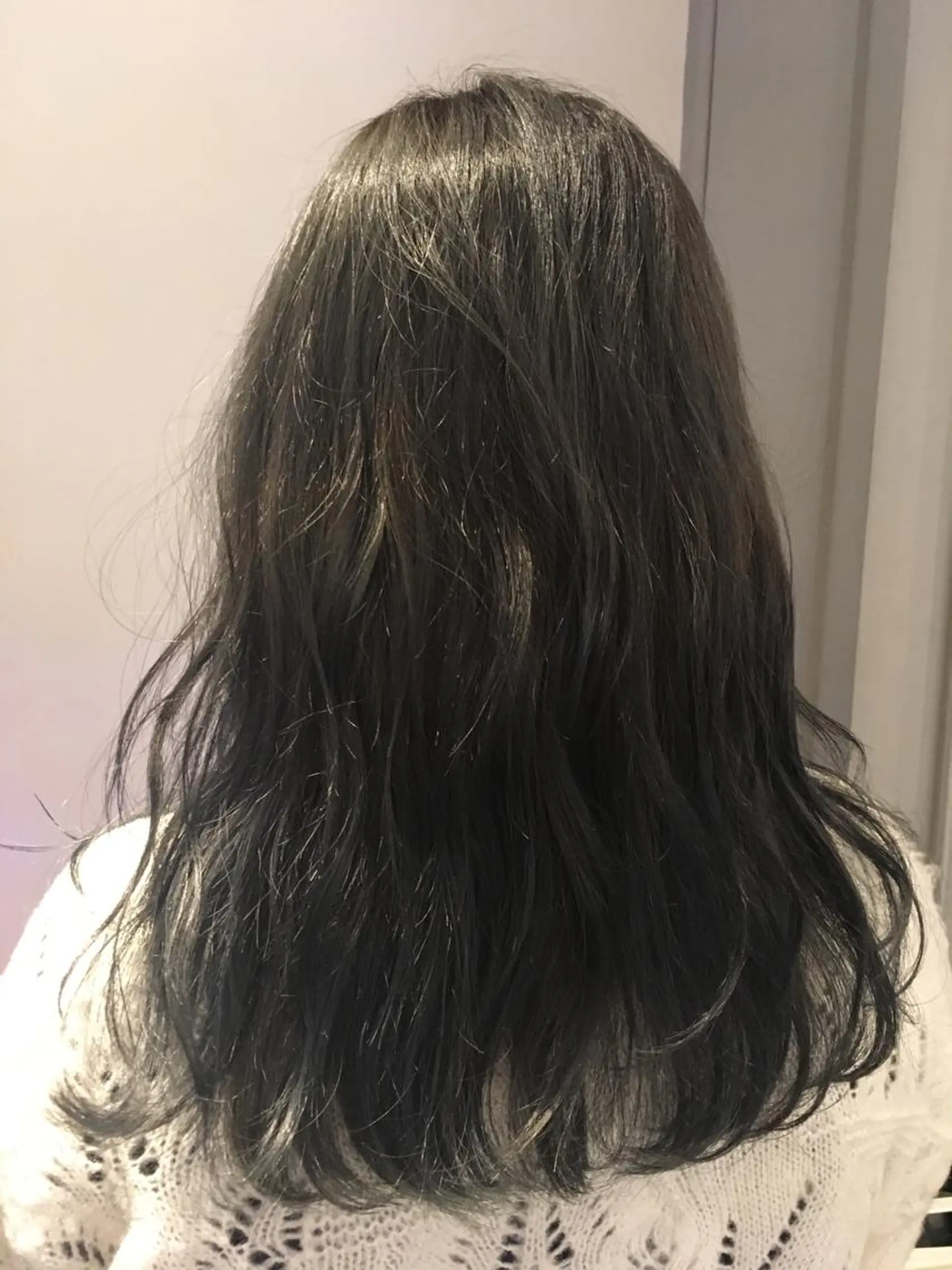 ロング カラー アッシュ ブルーカラー ブルーアッシュ 透明感カラー カット ヘアカラー トリートメント 🌿椿 夢来🌿のヘアスタイル