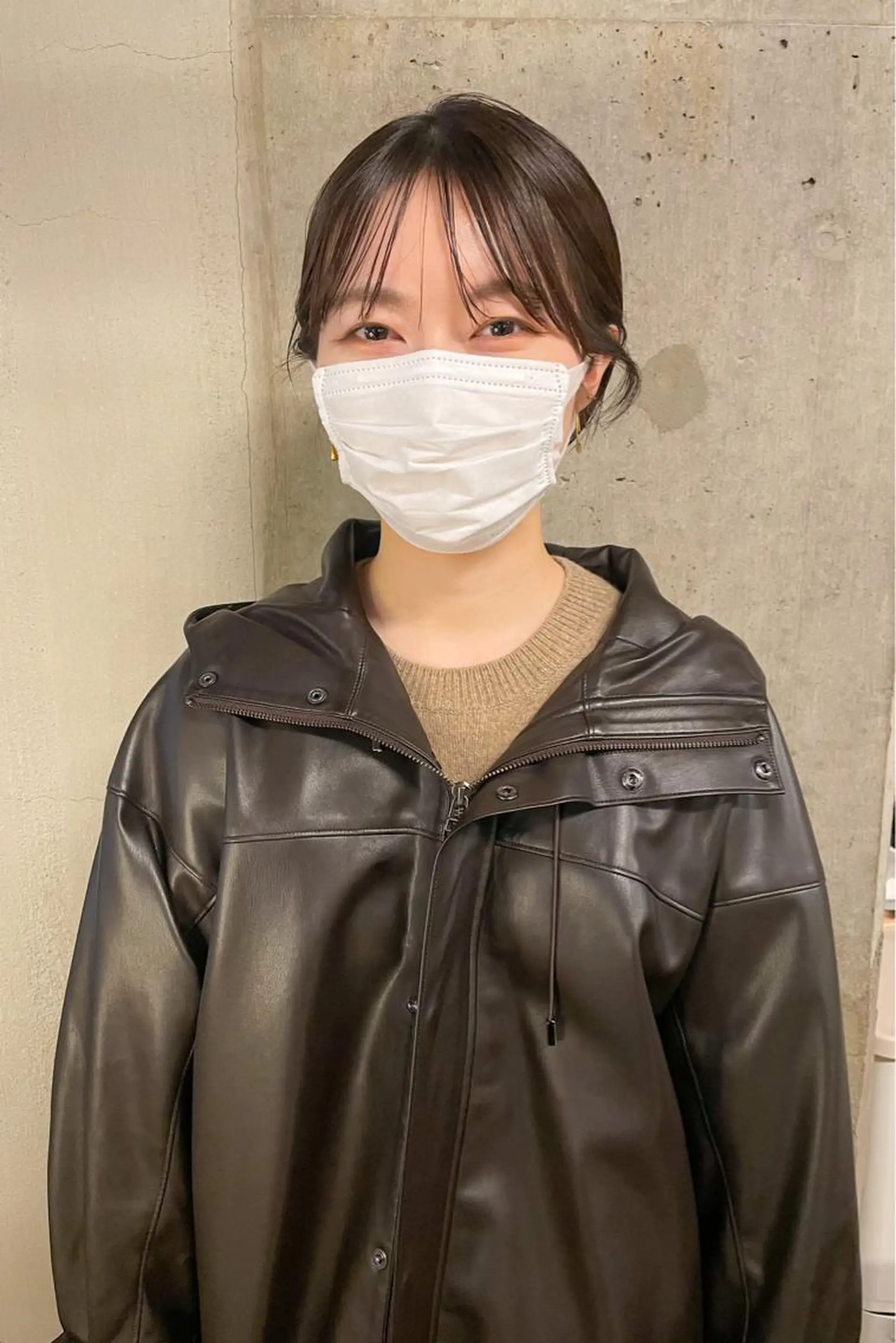 ショート カラー パーマ/レイヤー 岩山丈一郎のヘアスタイル