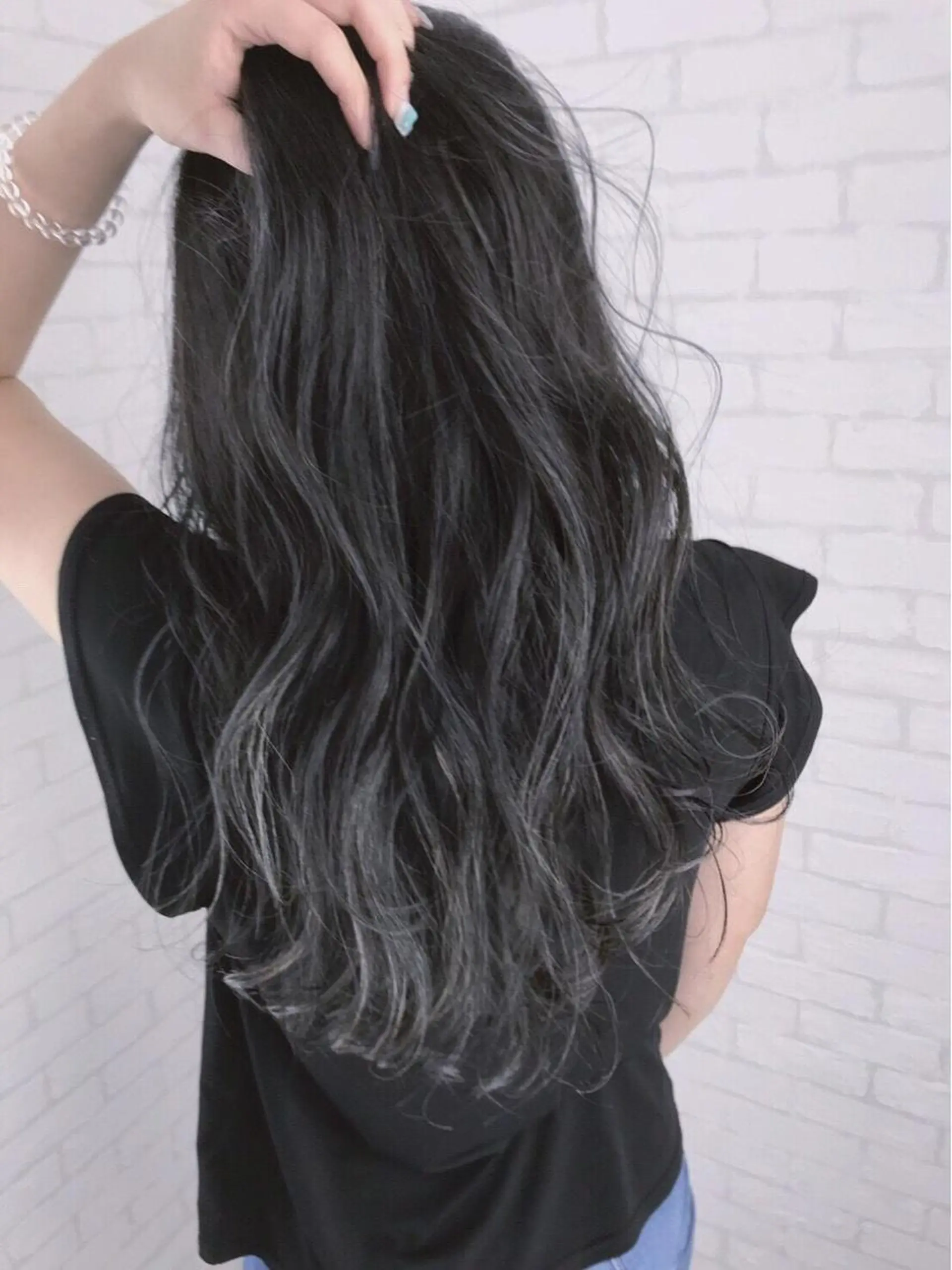 セミロング カラー ヘアカラー 古山 勇太のヘアスタイル