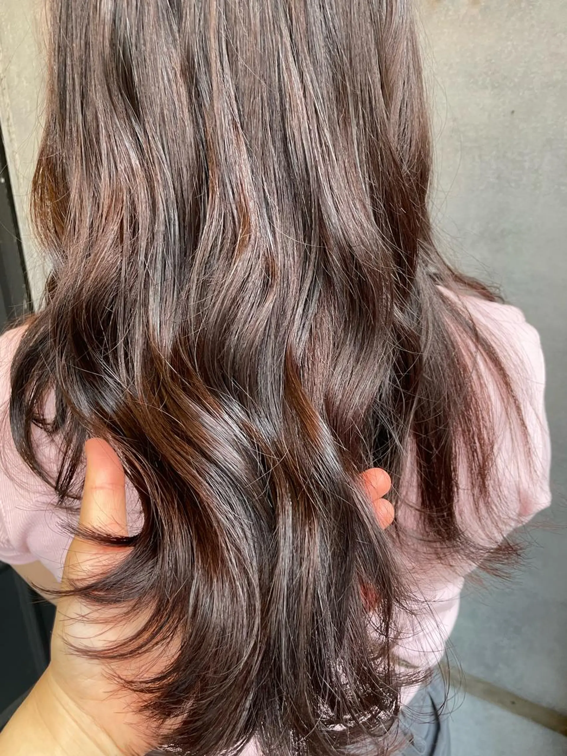 セミロング カラー カット ヘアカラー N°　jillva 腰山 菜々美のヘアスタイル