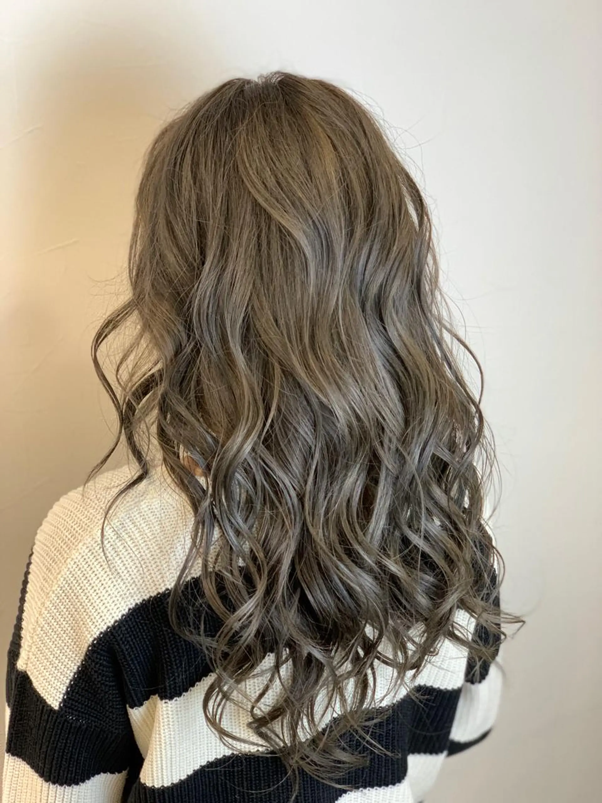 セミロング カラー グレージュ ヘアカラー ✂️大門 巧✂️ LAFF難波店のヘアスタイル