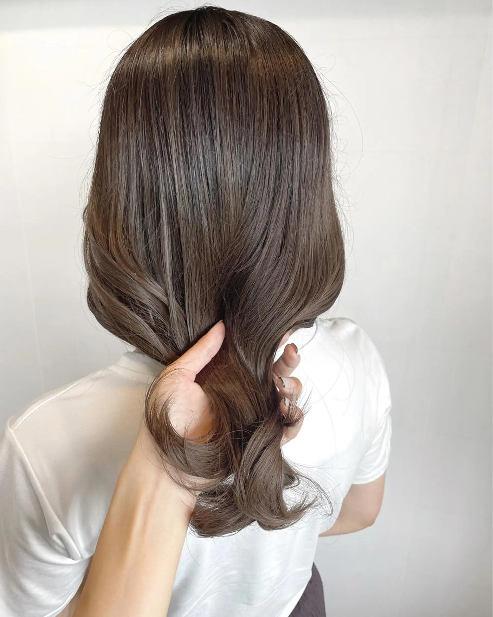 セミロング カラー ヘアアレンジ ヘアカラー 徳永 実沙のヘアスタイル