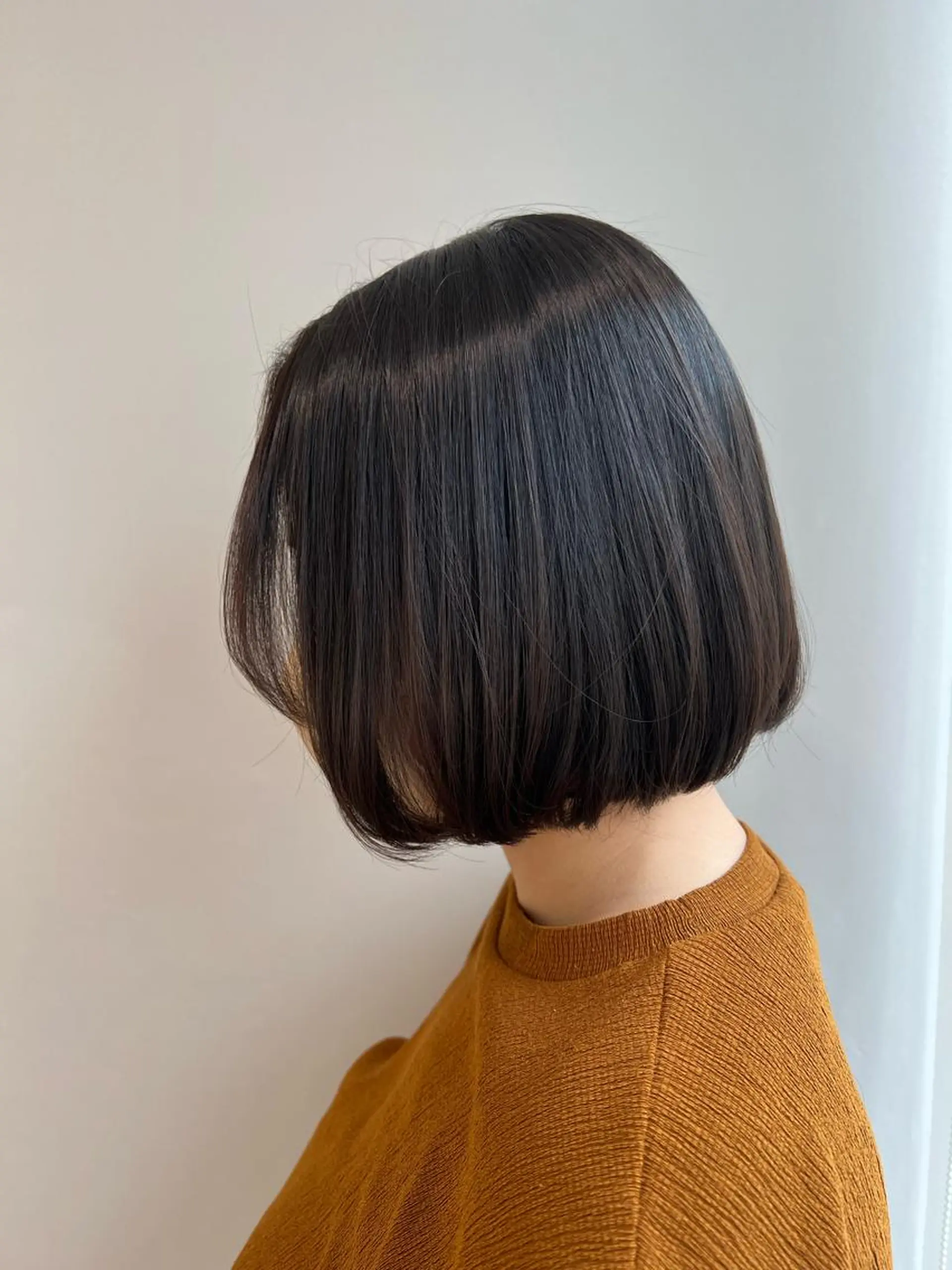ミディアム カラー パーマ ヘアアレンジ ボブ カット ヘアカラー トリートメント 加藤 綾華のヘアスタイル