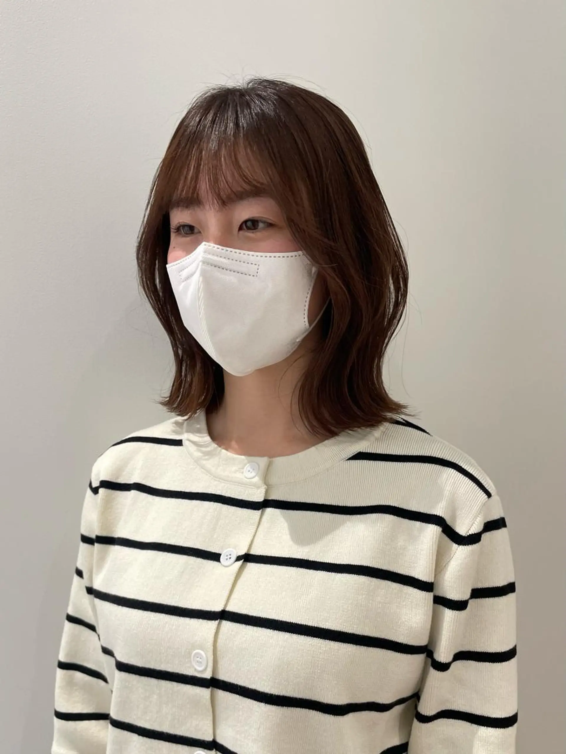ミディアム カラー ベージュカラー GO TODAY 新宿Aura店所属・ベージュ🤎透明感 カラー🤎anriのヘアスタイル