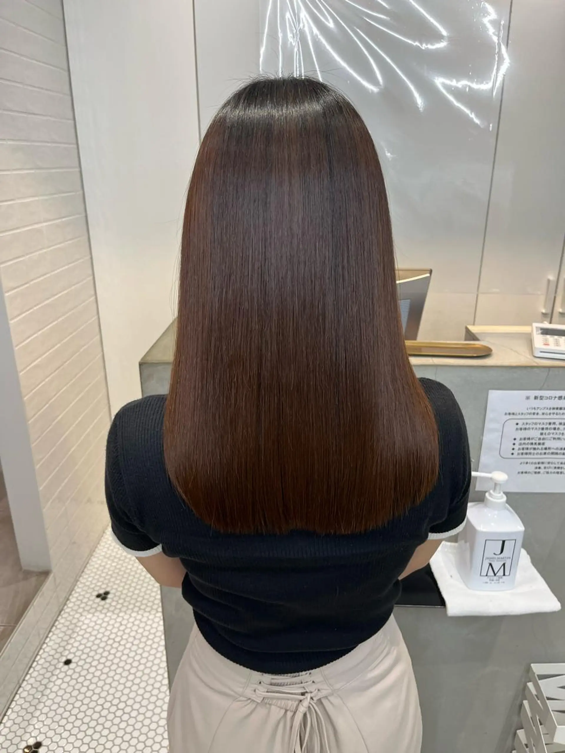 セミロング カット 縮毛矯正 トリートメント orme所属・【髪質改善特化･ 福田航洋】のヘアスタイル