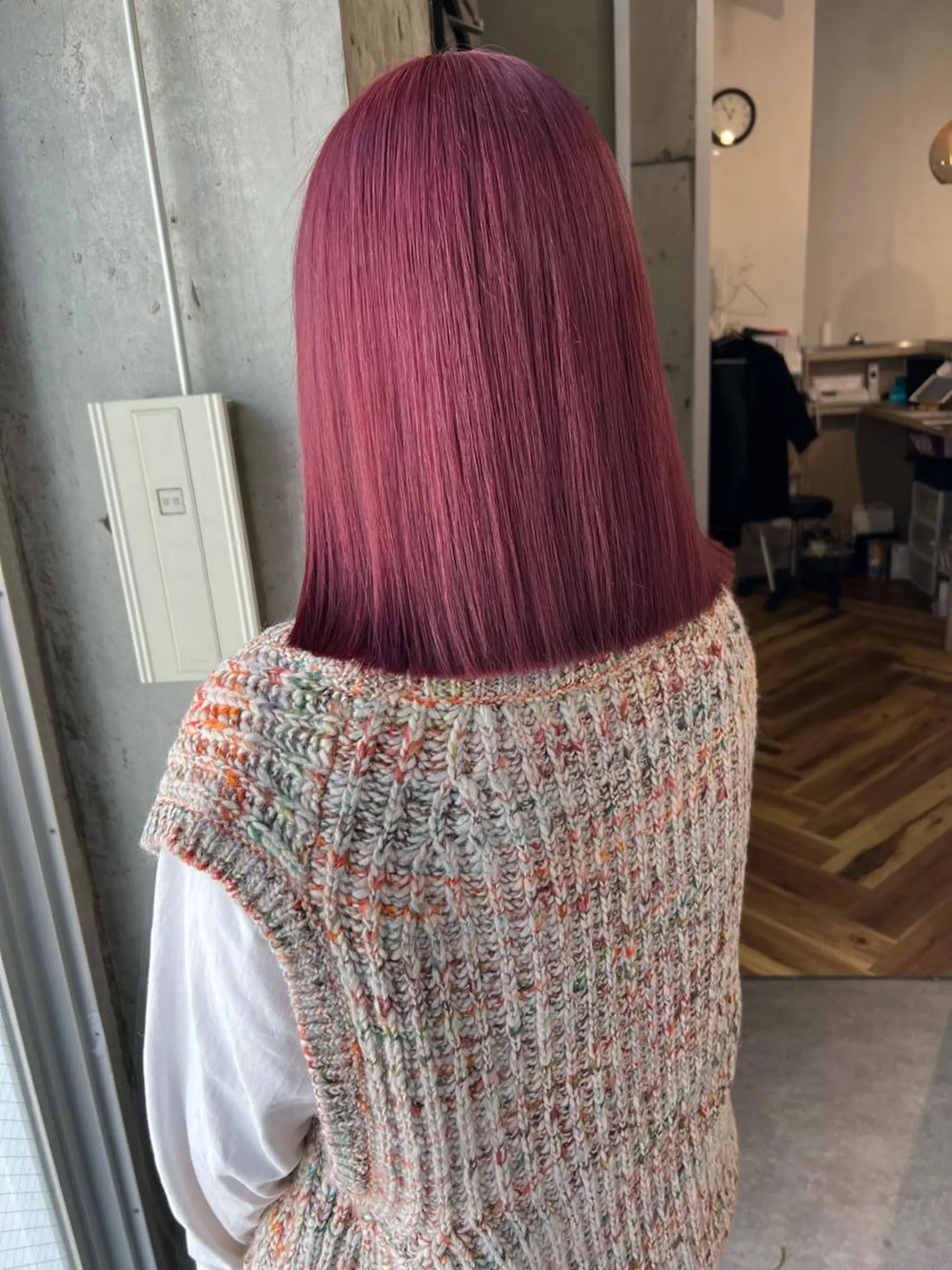 ミディアム カラー バレイヤージュ ブリーチ ケアブリーチ ハイライトカラー インナーカラー ヘアカラー トリートメント lani 天神大名/ブリーチのヘアスタイル