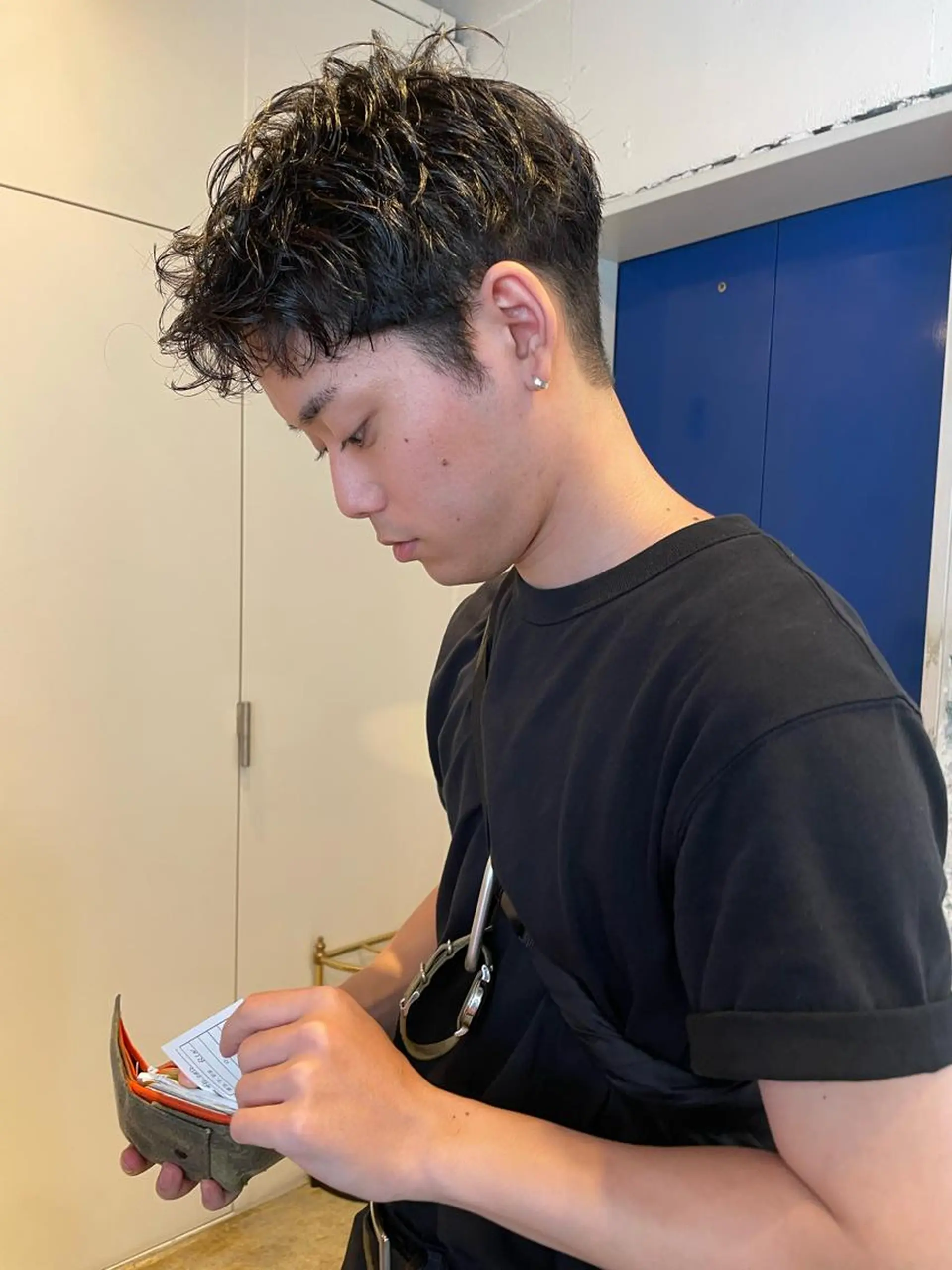 パーマ メンズ RIN／韓国ヘア レイヤーカットのヘアスタイル