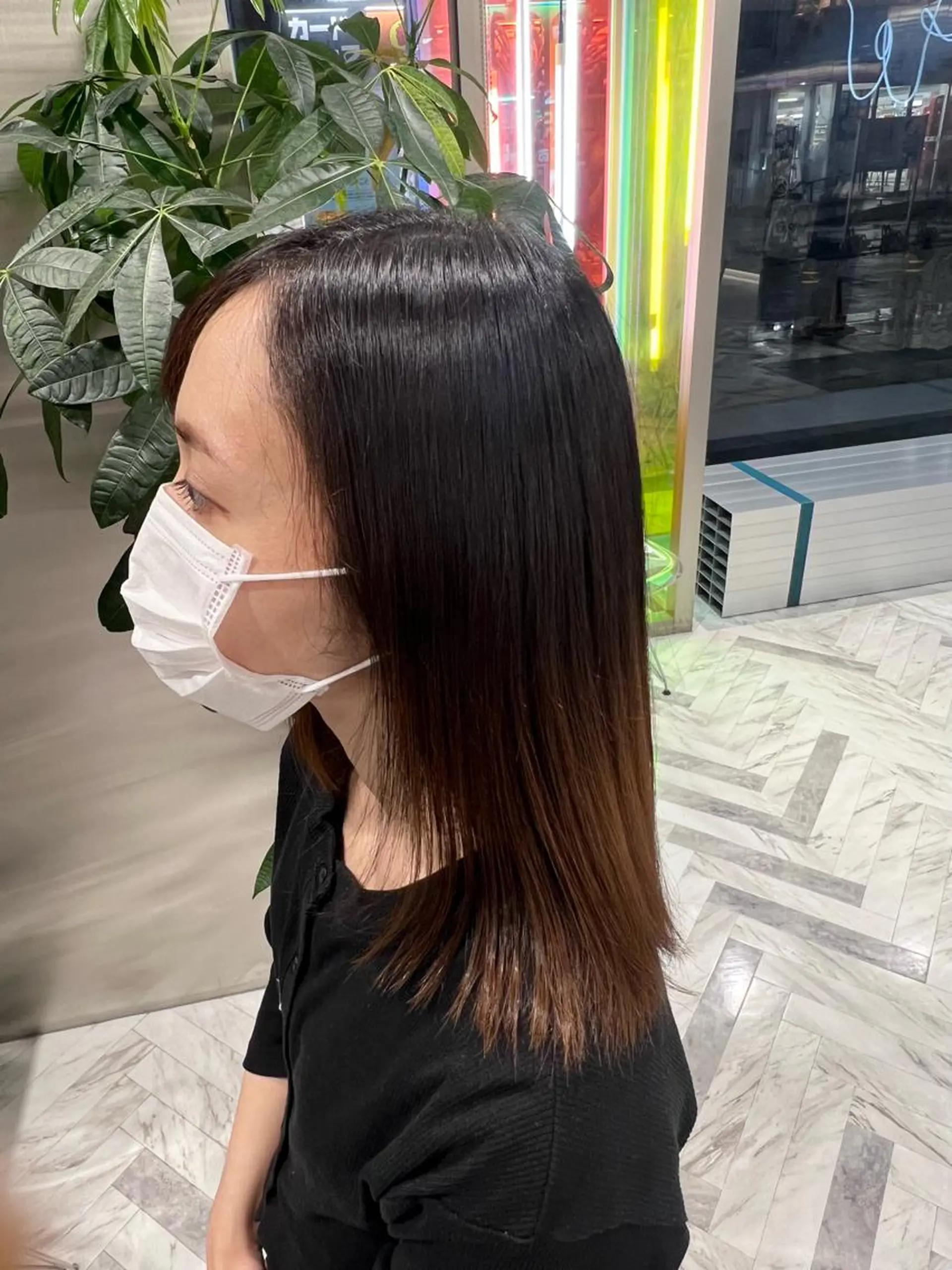 ミディアム パーマ メンズ 顔周りカット 酸性ストレート ストレートパーマ 金子 麗のその他イメージ