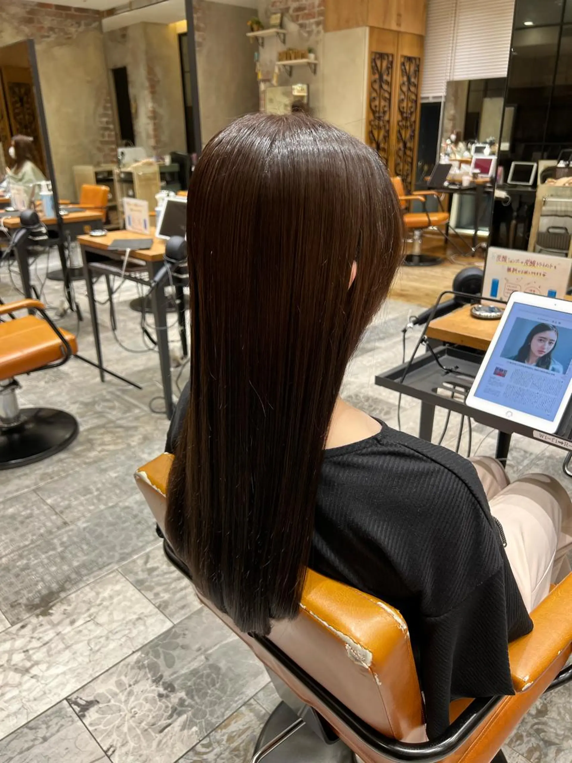 ロング カラー 透明感🫧 佐藤歩夢のヘアスタイル