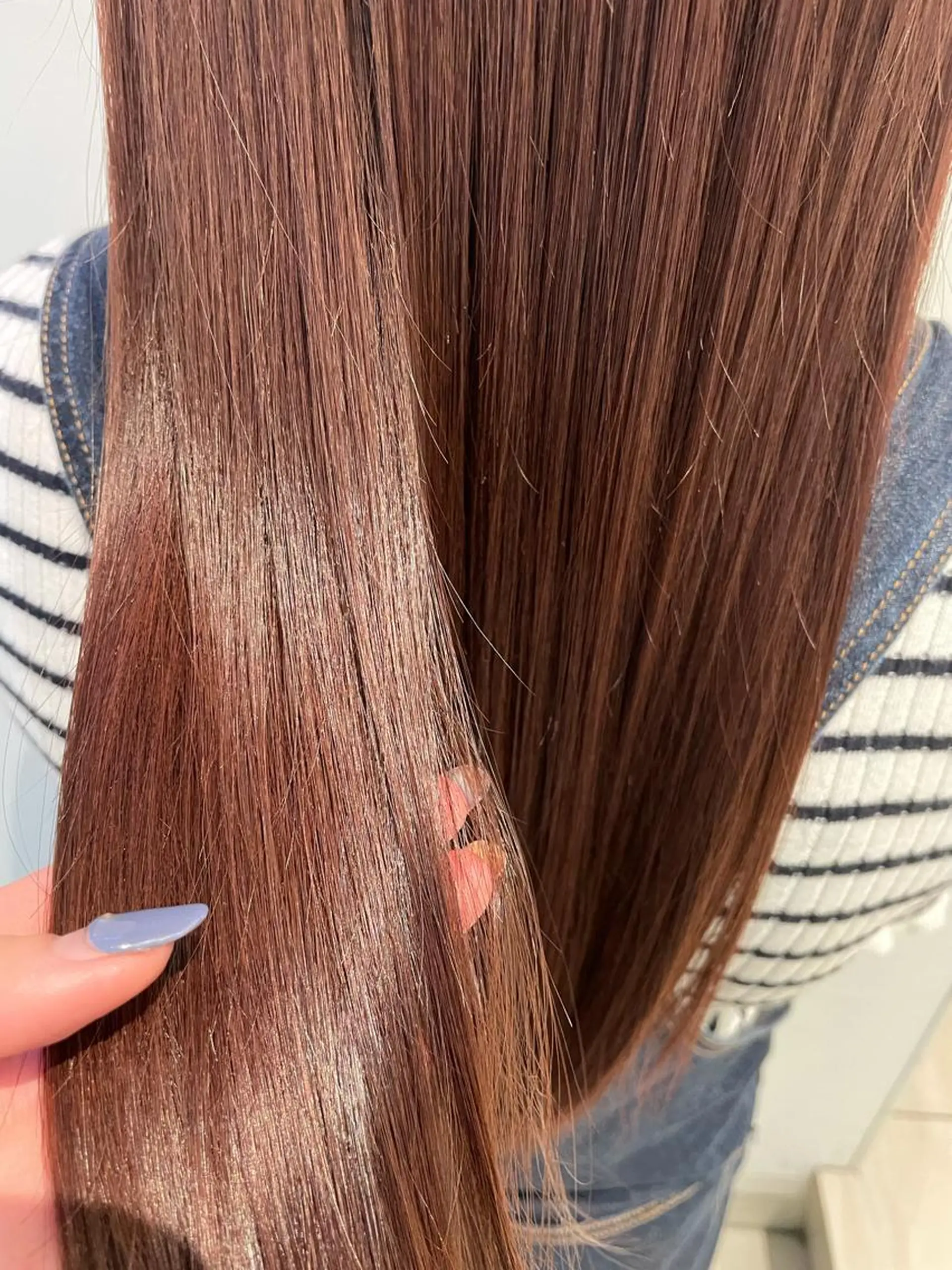 カラー トリートメント 髪質改善カラー🤍 エクステ✨君島由実子のヘアスタイル