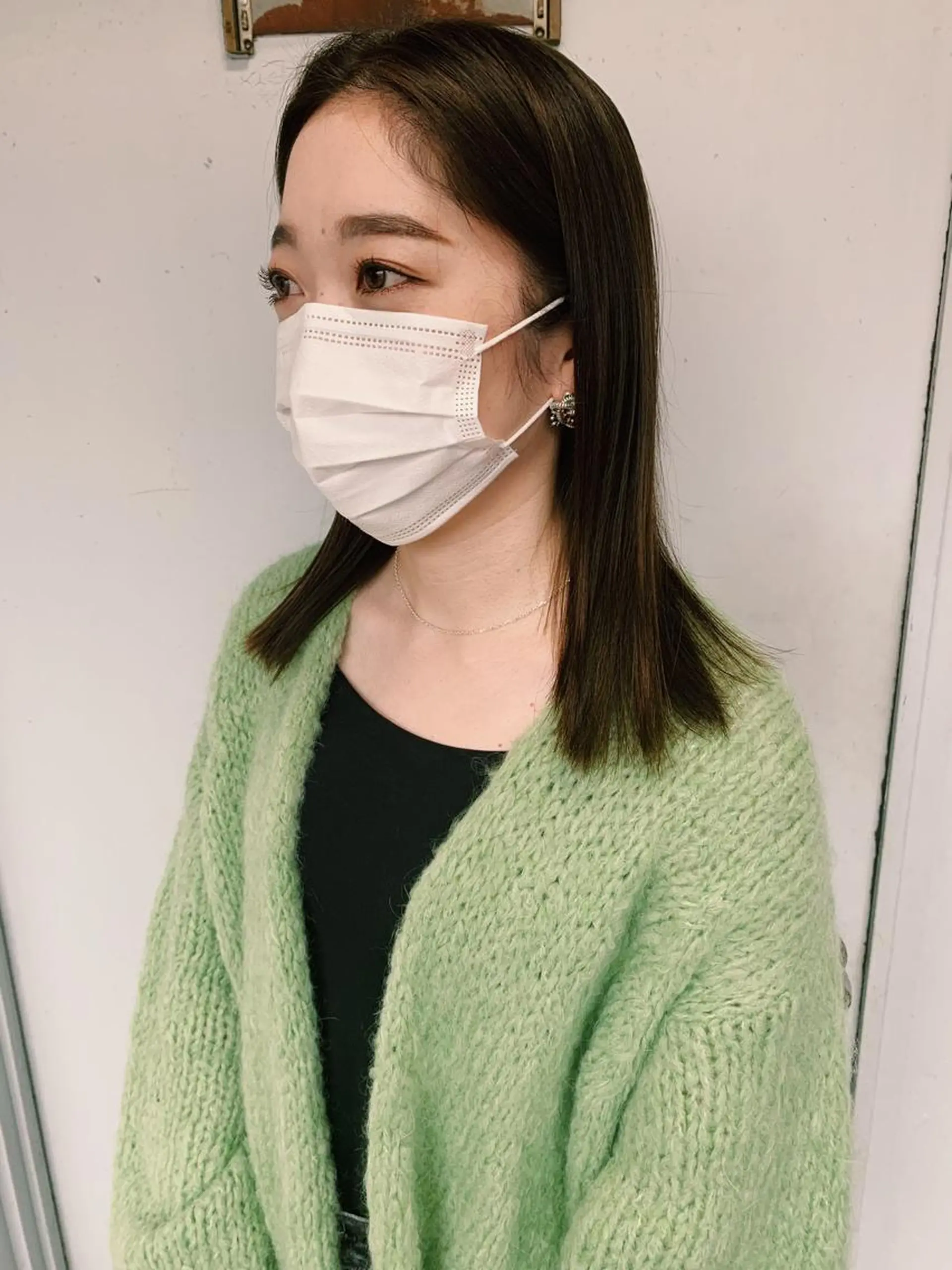 セミロング カラー 縮毛矯正 梅田/茶屋町 sayakaのヘアスタイル