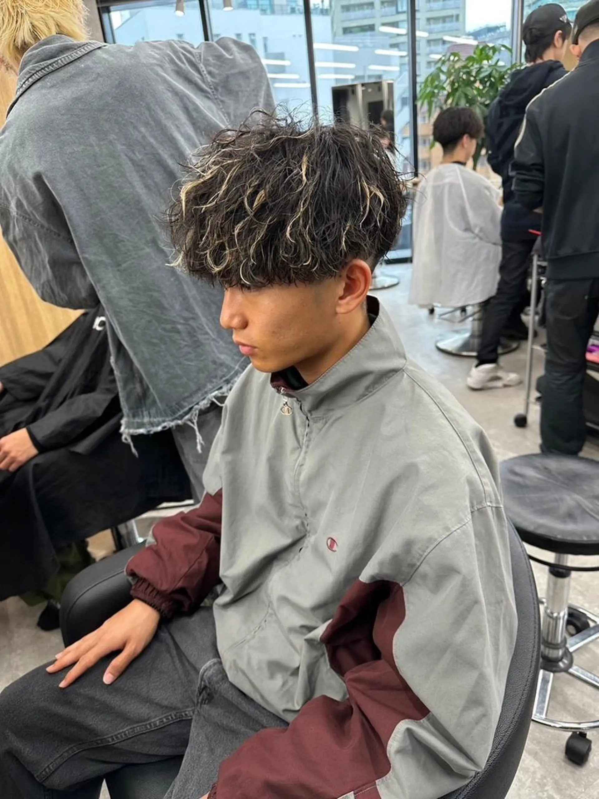 カラー メンズ パーマ メンズ専門美容室 💠BLUCK横浜のヘアスタイル