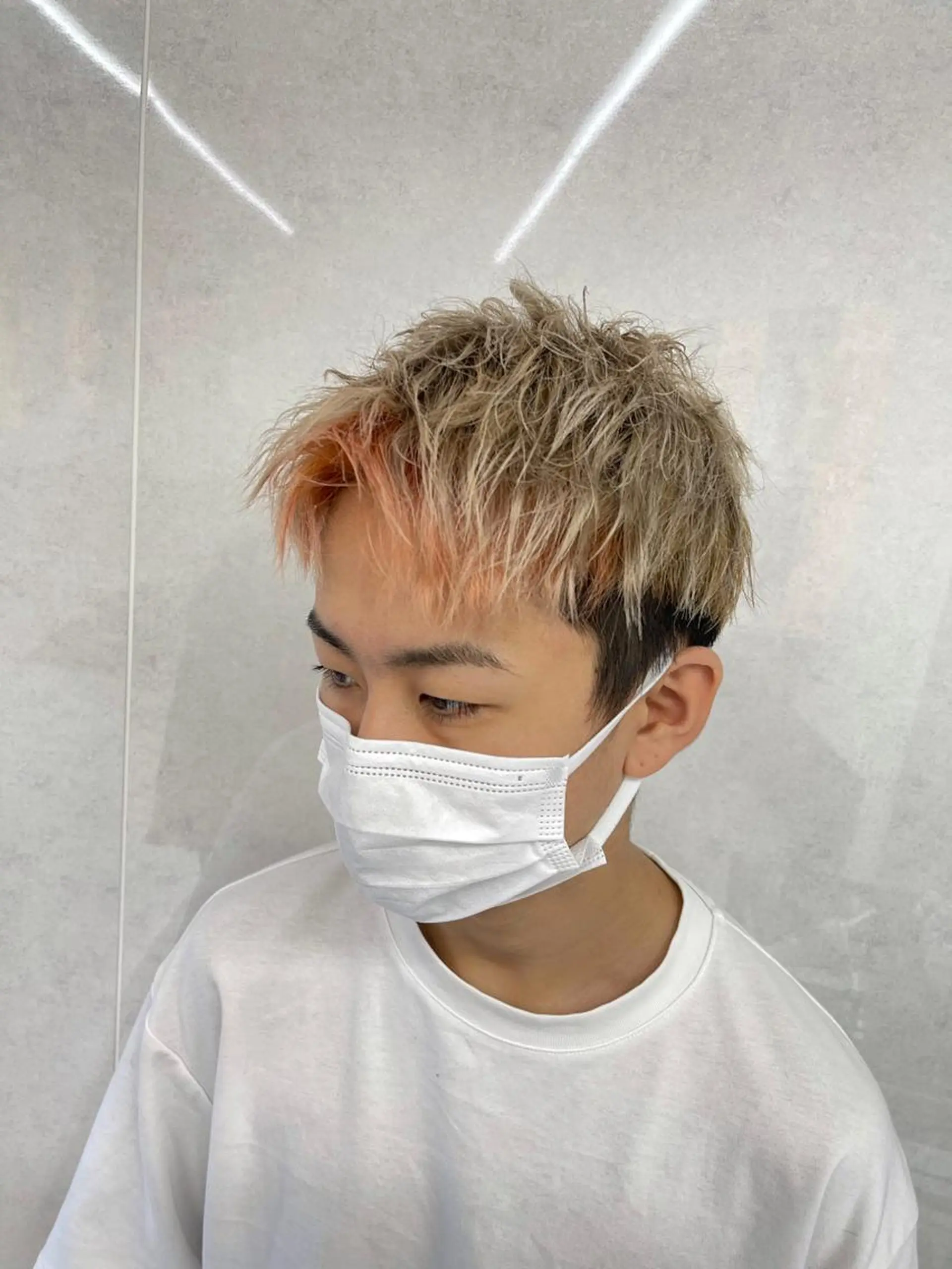 カラー メンズ 𝐑𝐲𝐮𝐤𝐢 【店長】ALEAPのヘアスタイル