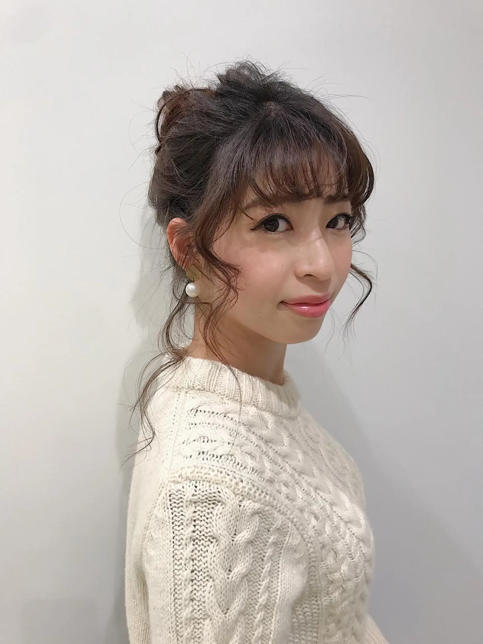 セミロング ヘアアレンジ レイヤーカット/艶髪 🎀笠原 優花🎀のヘアスタイル