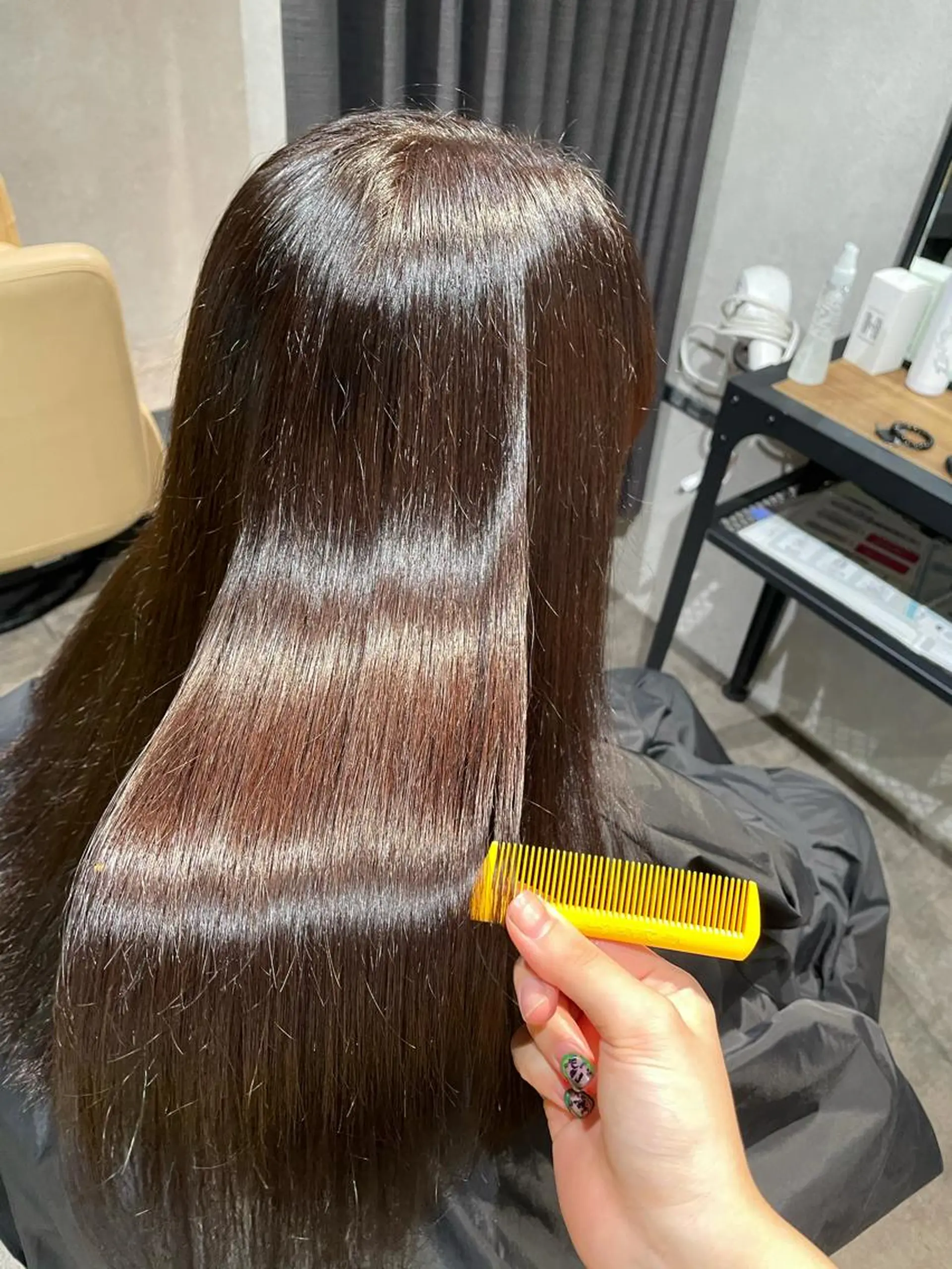 ロング カラー 髪質改善 ヘアカラー トリートメント ナチュラル透明感🌱 小山美樹子のヘアスタイル