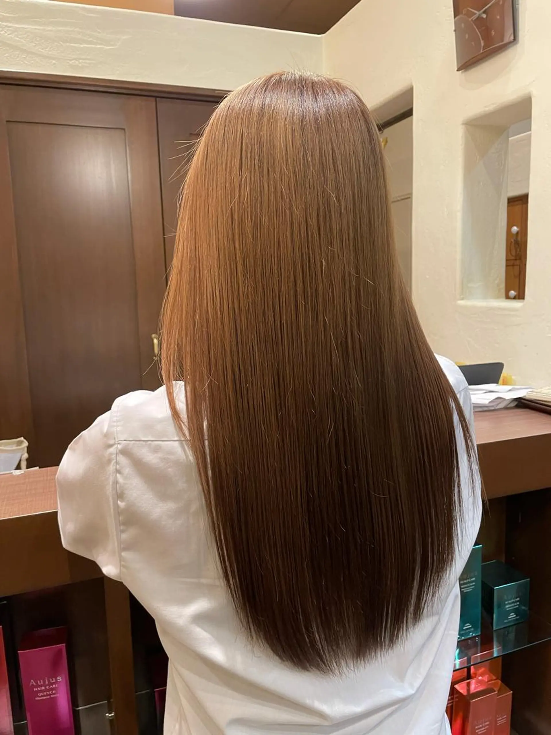 セミロング カット 縮毛矯正 I'm annex sala 南草津店所属・髪質改善/たにざわ しんごう≫南草津のヘアスタイル
