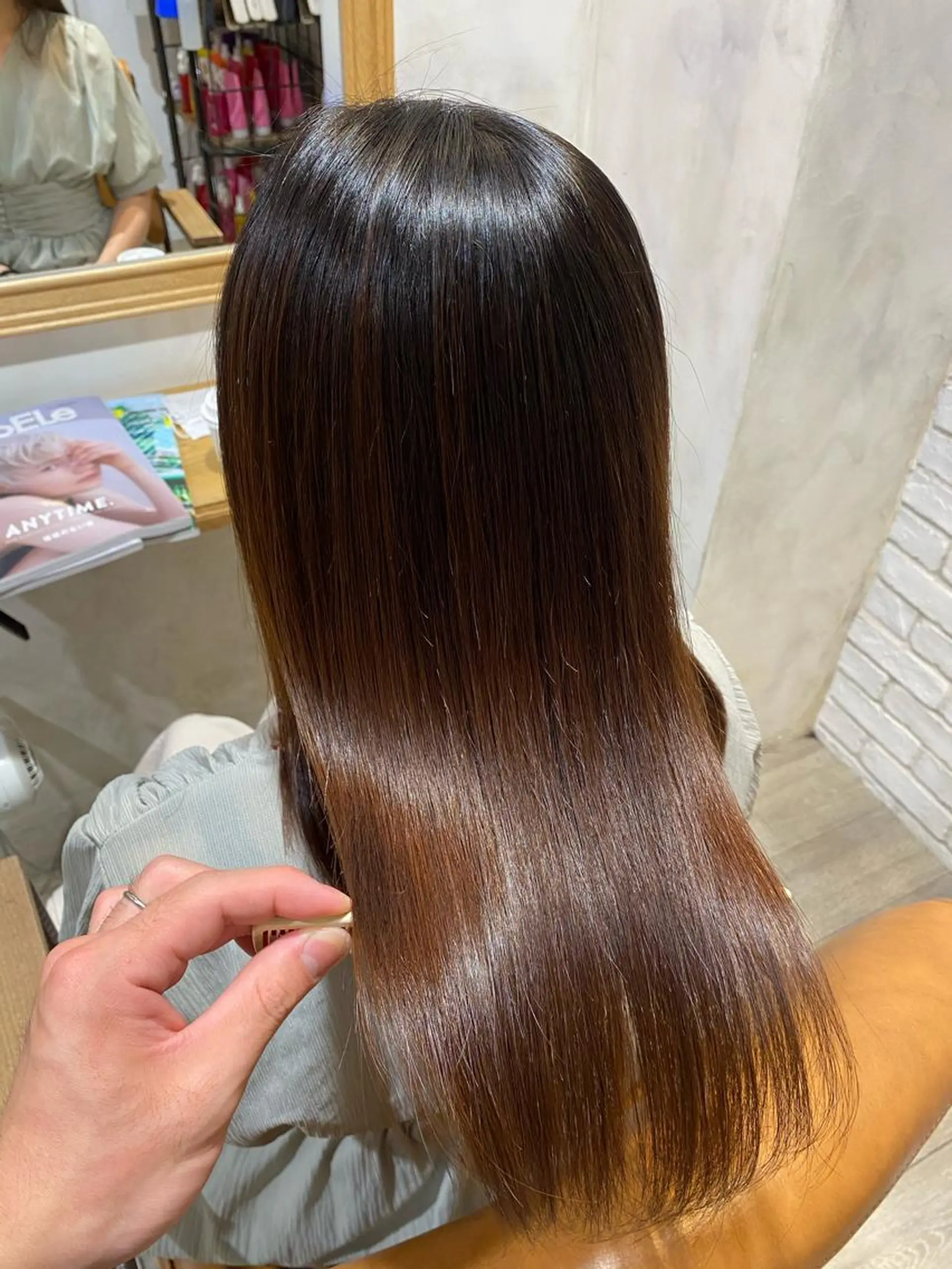 カラー パーマ メンズ 縮毛矯正 安部 真輝のヘアスタイル