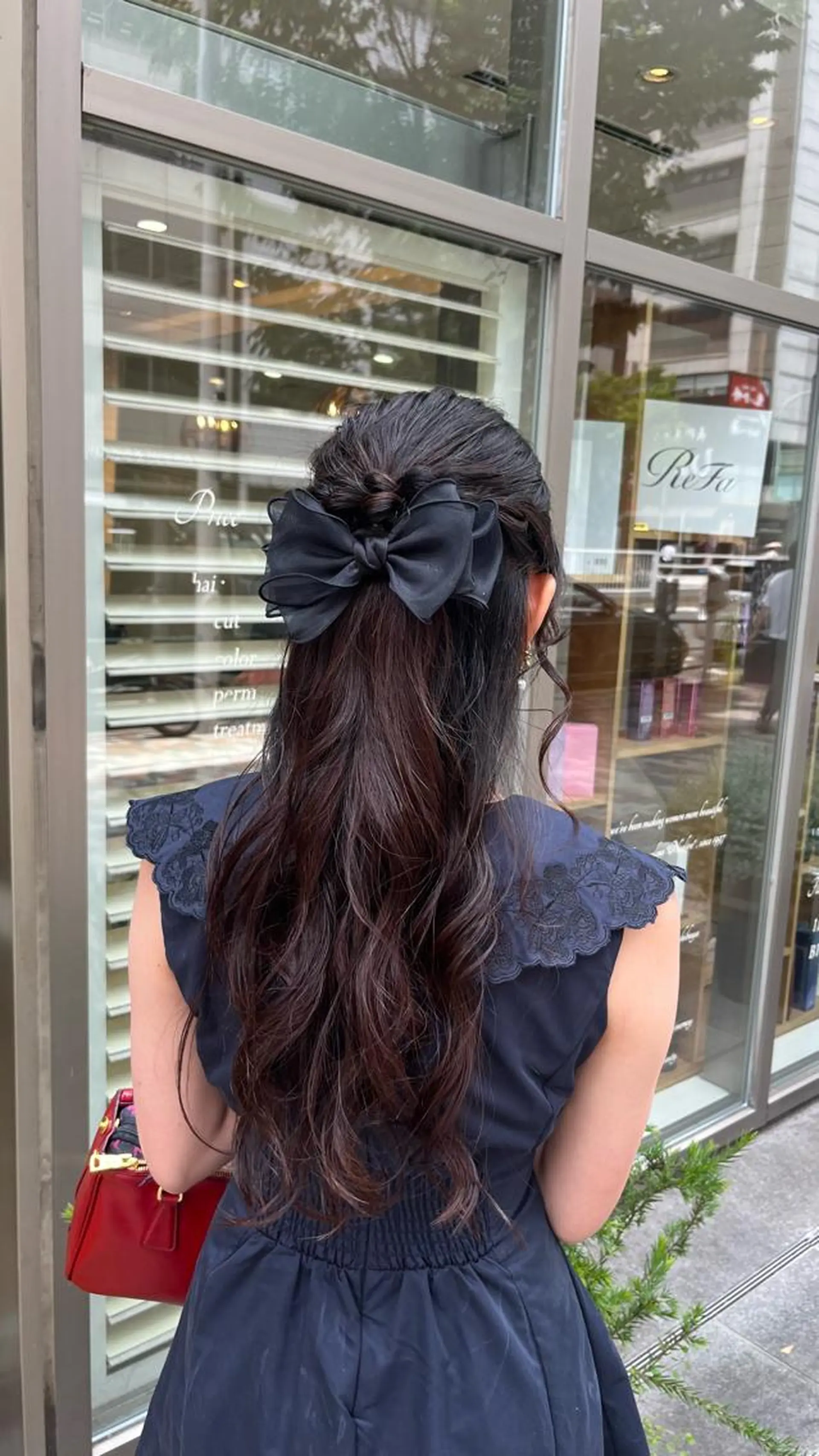 ロング ヘアアレンジ ハーフアップ ヘアセット 🕊️透明感カラー/ 渋谷🕊️Aonaのヘアスタイル