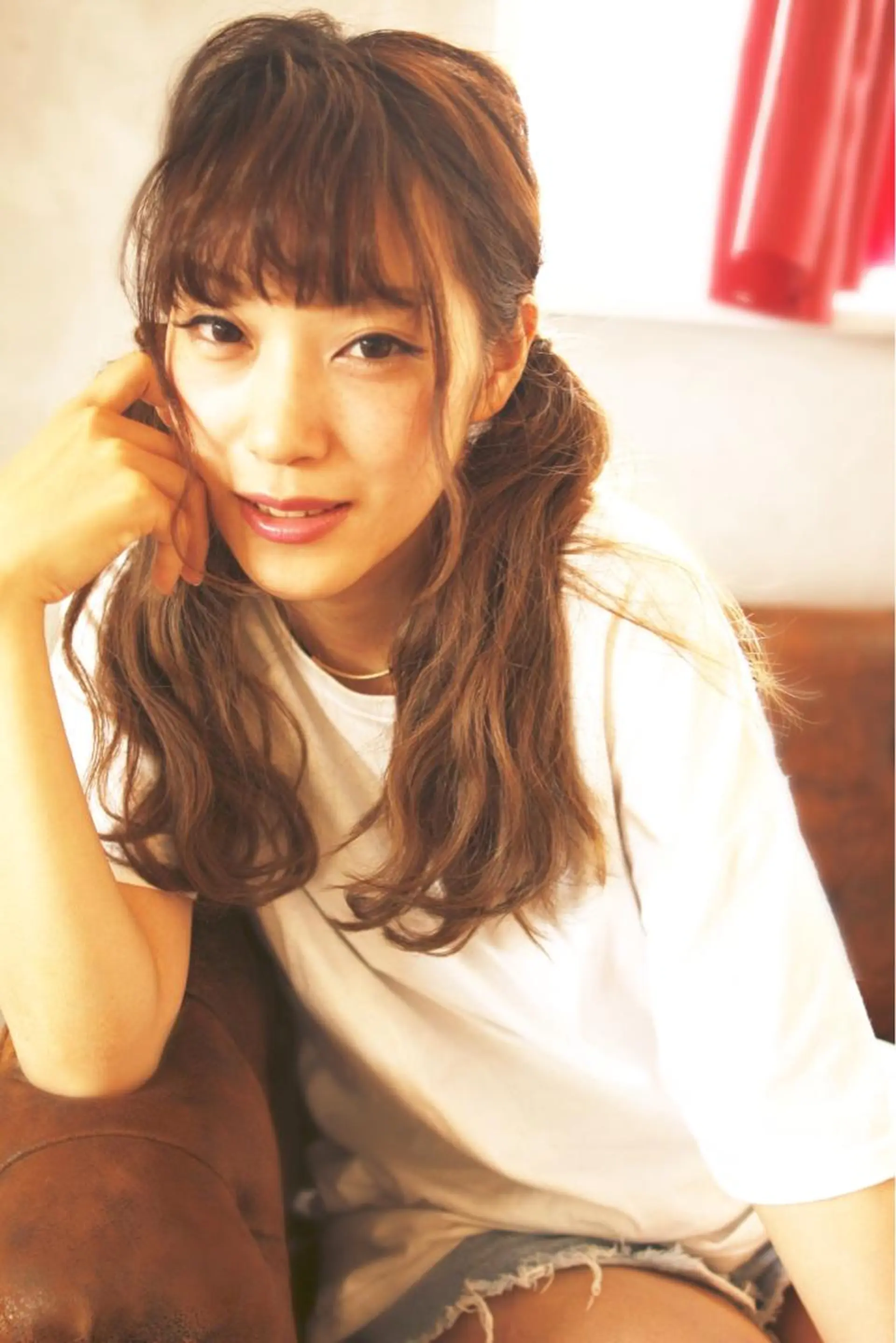 セミロング カラー ヘアアレンジ ツインテール COCOROHOOKI所属・松田 由貴のヘアスタイル