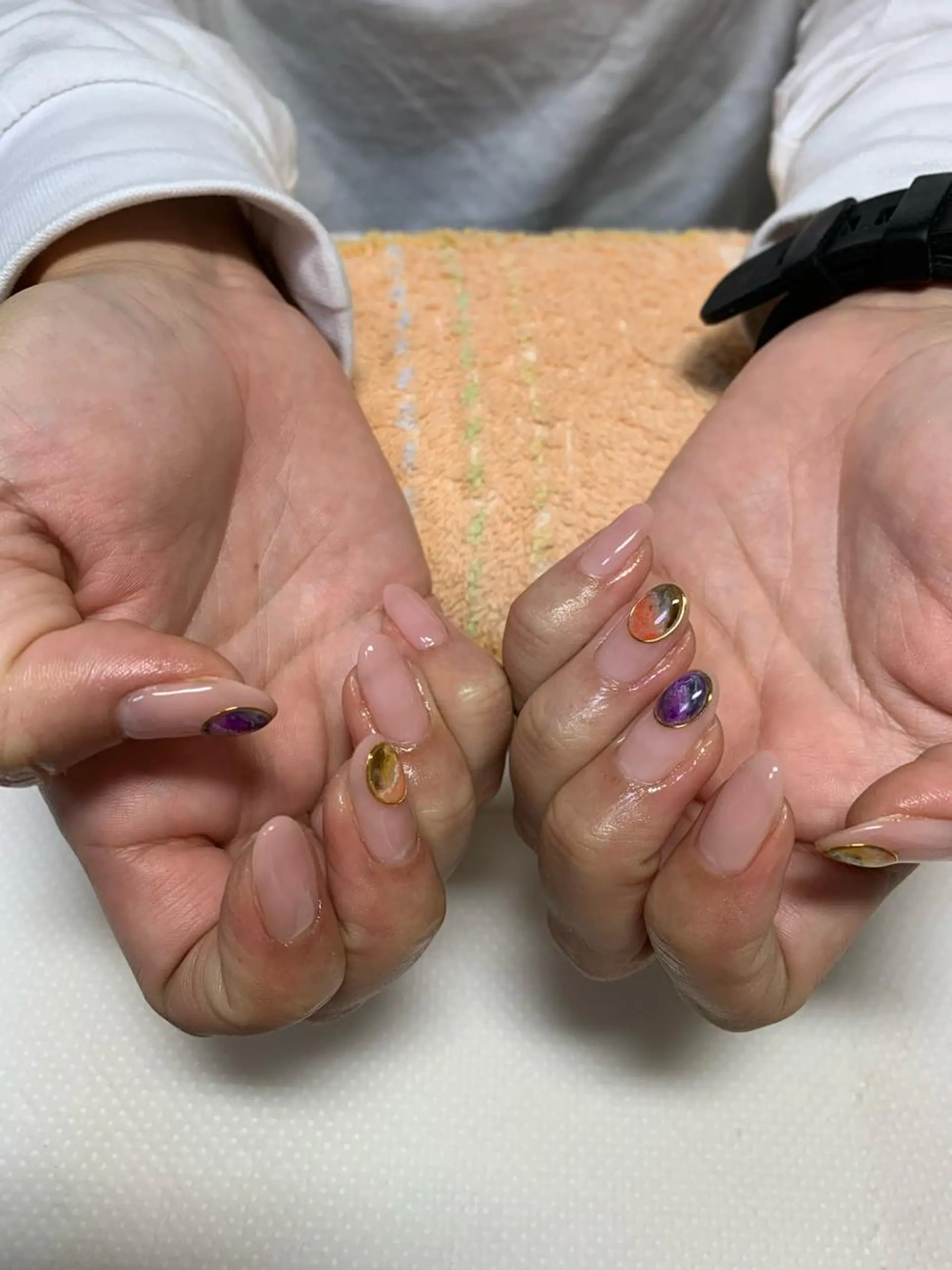 ネイル rukianail 新里のネイルデザイン