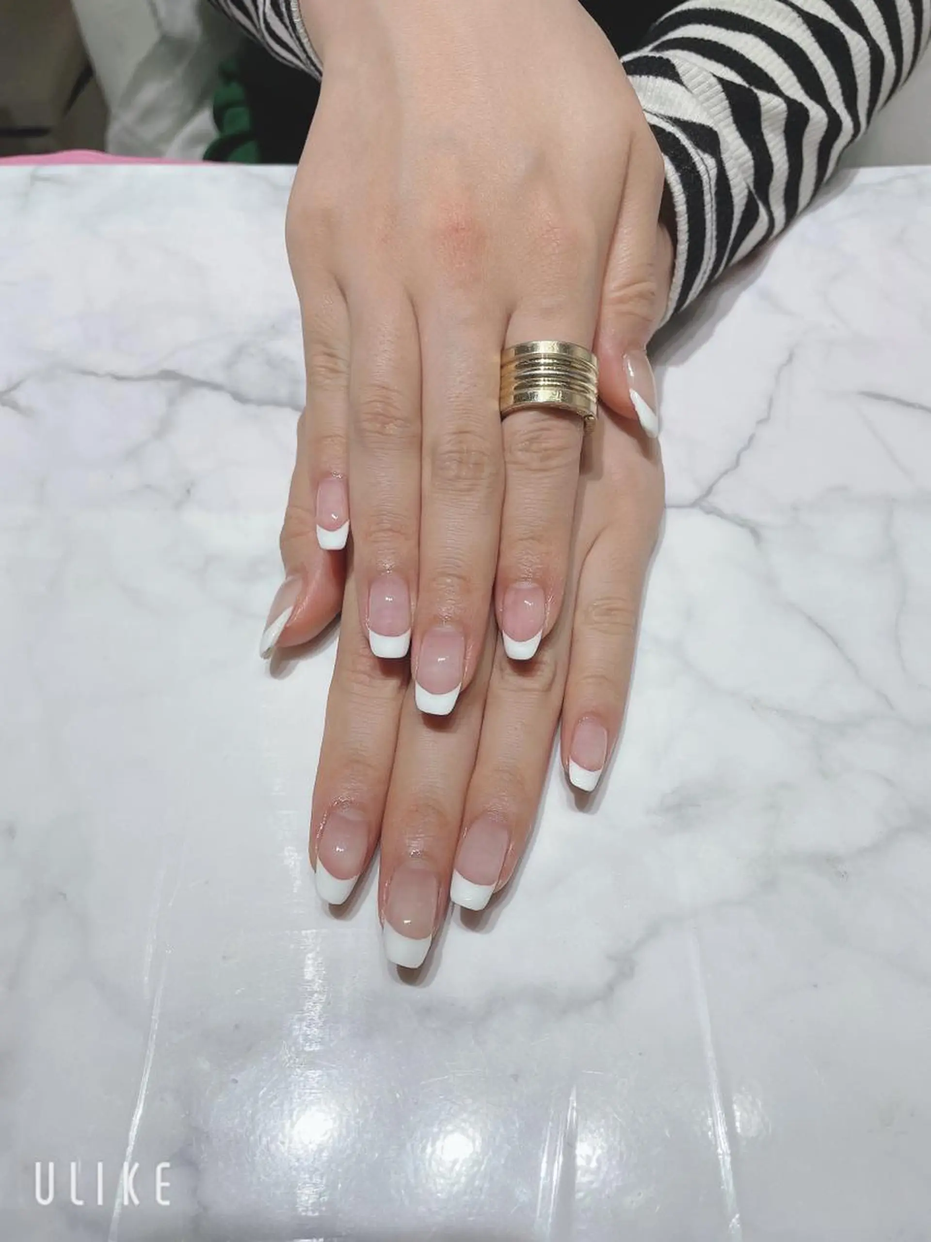 ネイル フレンチネイル ネイルサロン Belleのネイルデザイン