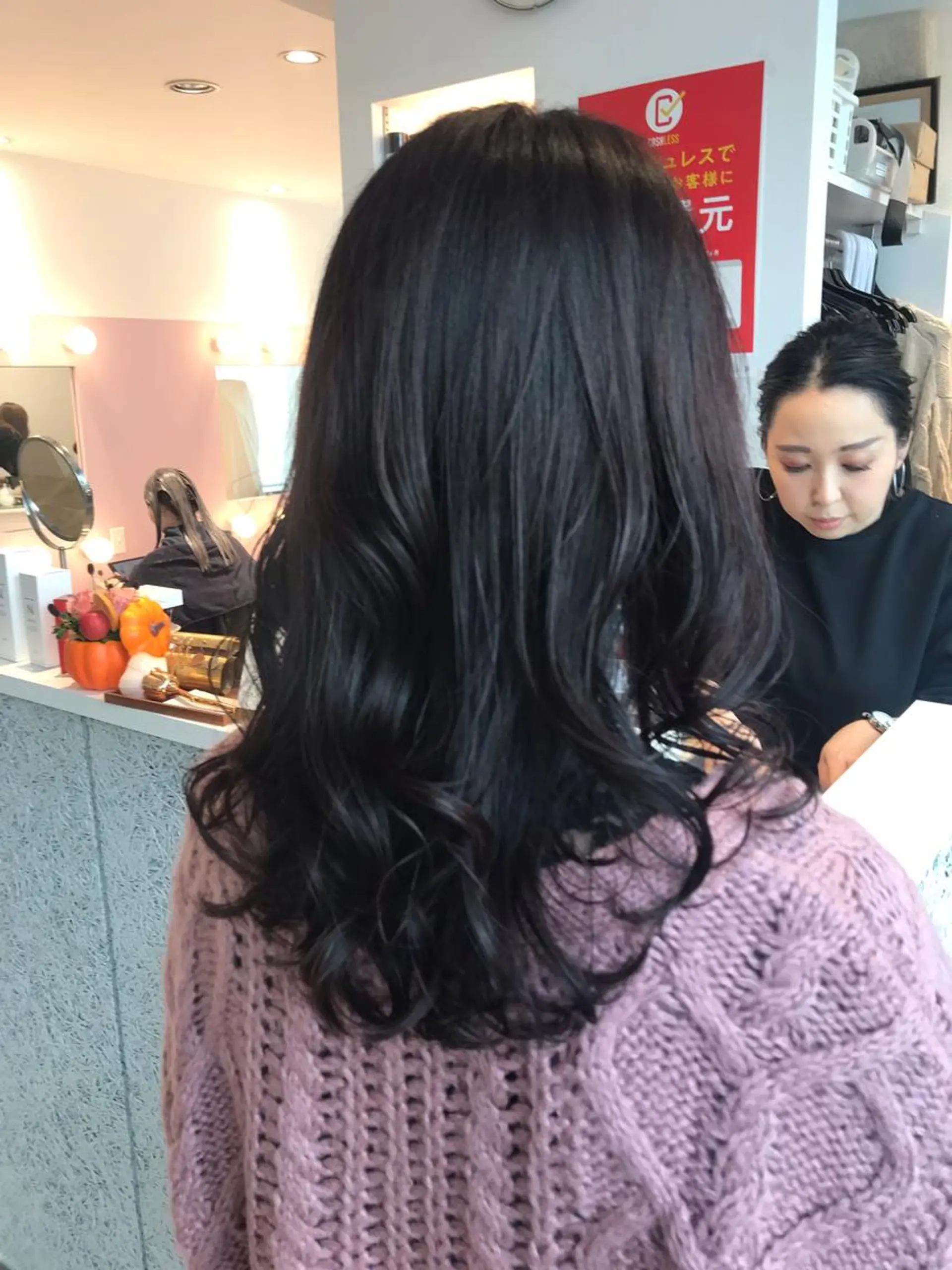 セミロング アッシュ 所渉/韓国レイヤー /ウルフカットのヘアスタイル