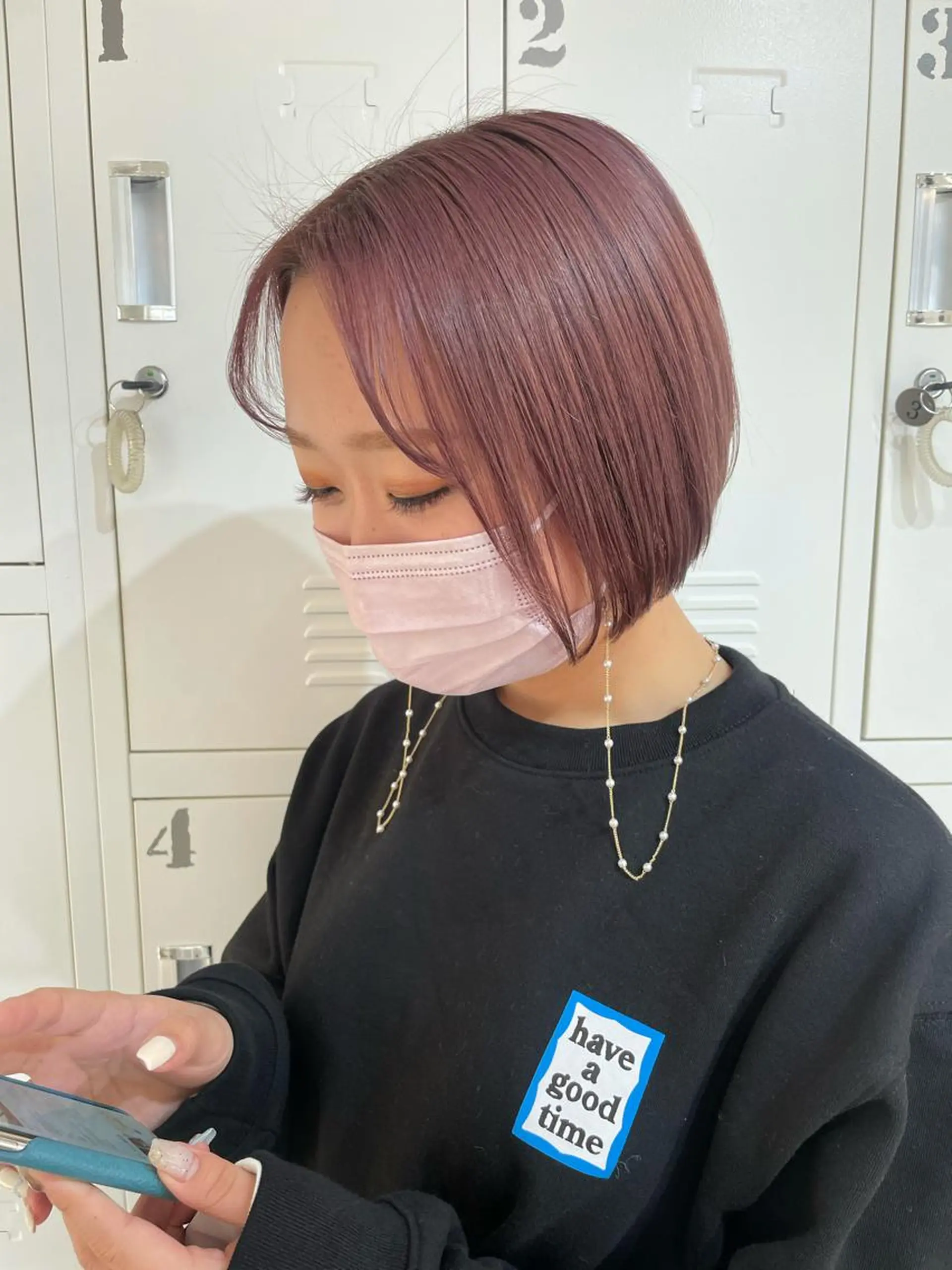 ショート カラー カット ヘアカラー 酸性縮毛矯正 梅田茶屋町 Juriのヘアスタイル