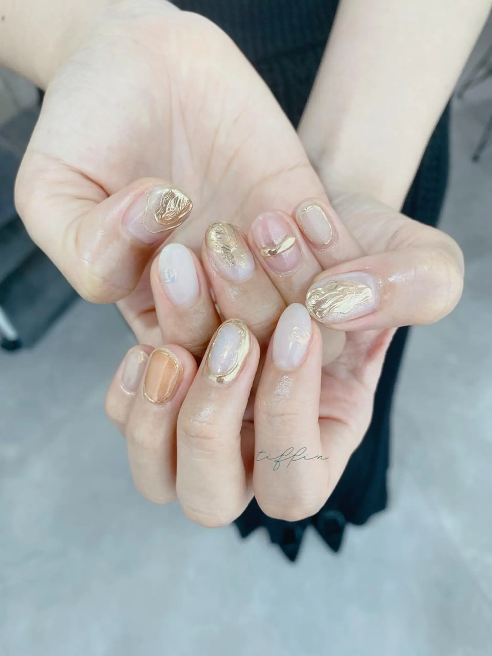 ネイル ハンドネイル tiffin♡ Chiaki☺︎のネイルデザイン