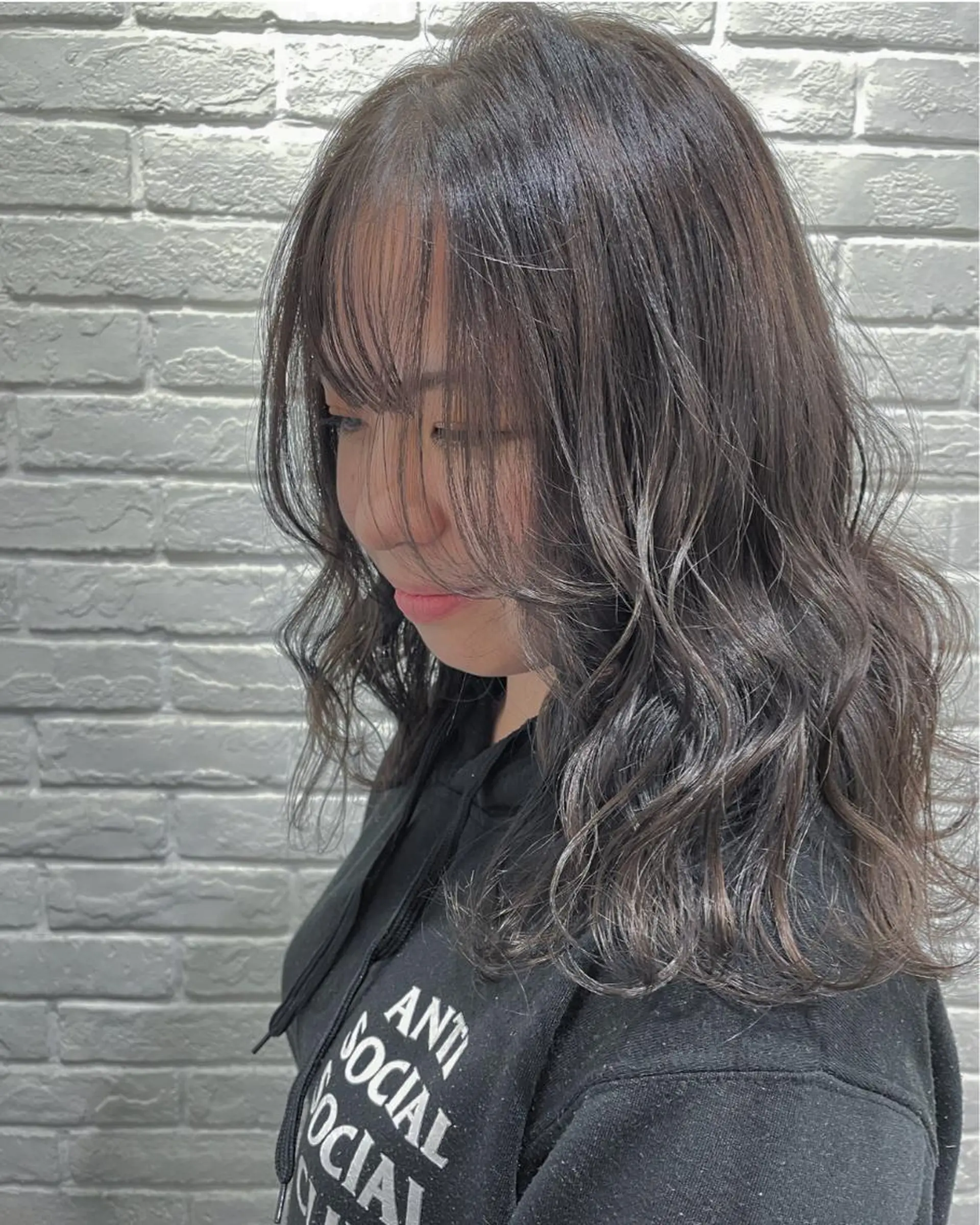 ロング カラー パーマ ヘアアレンジ キッズ ネイル マツエク・マツパ belta.🌱 安藝夏花🌻のヘアスタイル