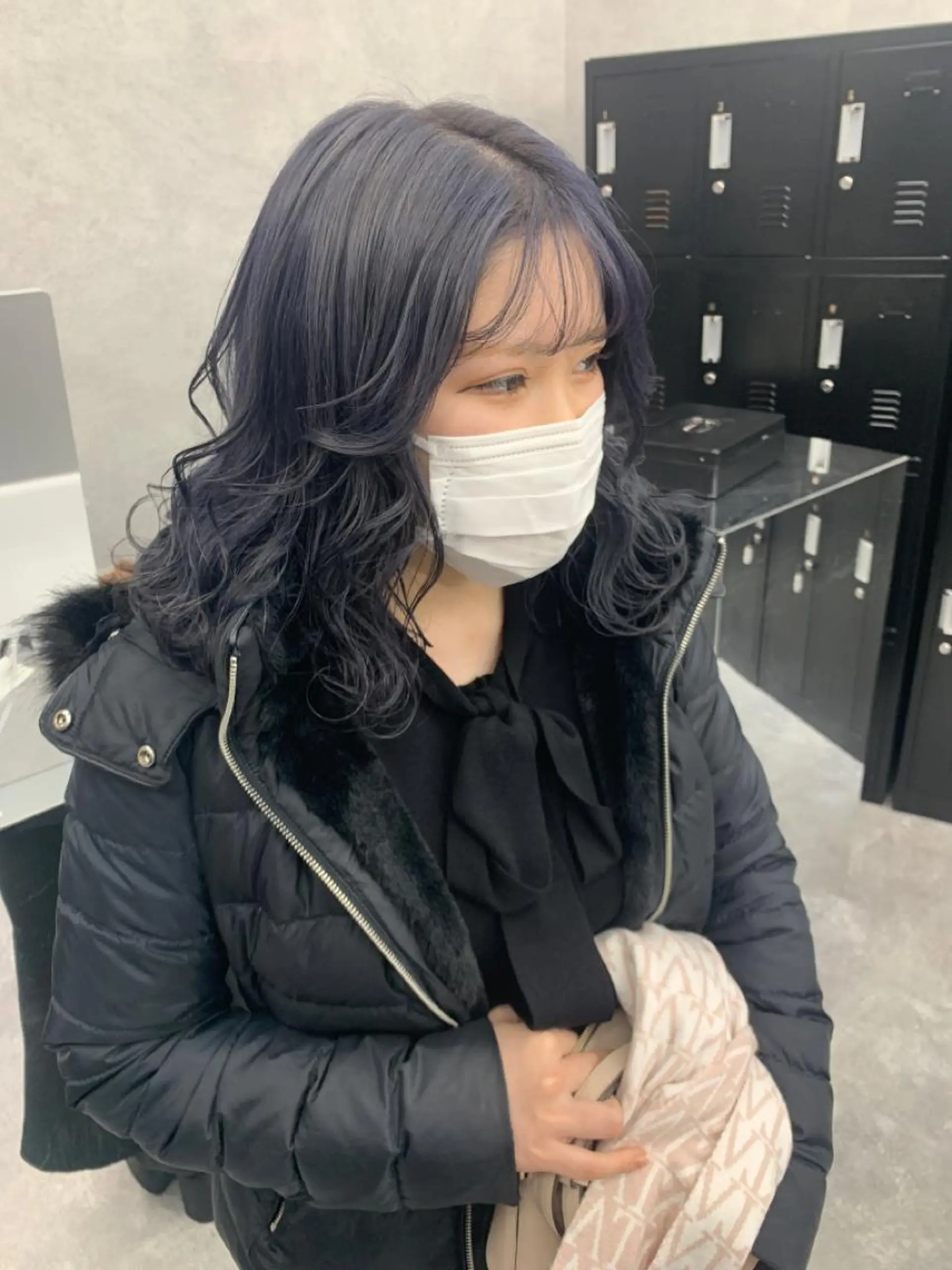 ミディアム カラー ヘアアレンジ ショートボブ ミディアムパーマ バレイヤージュ ブリーチ ケアブリーチ 🌈難波🌈ベージュ カラー【ヒロム】のヘアスタイル