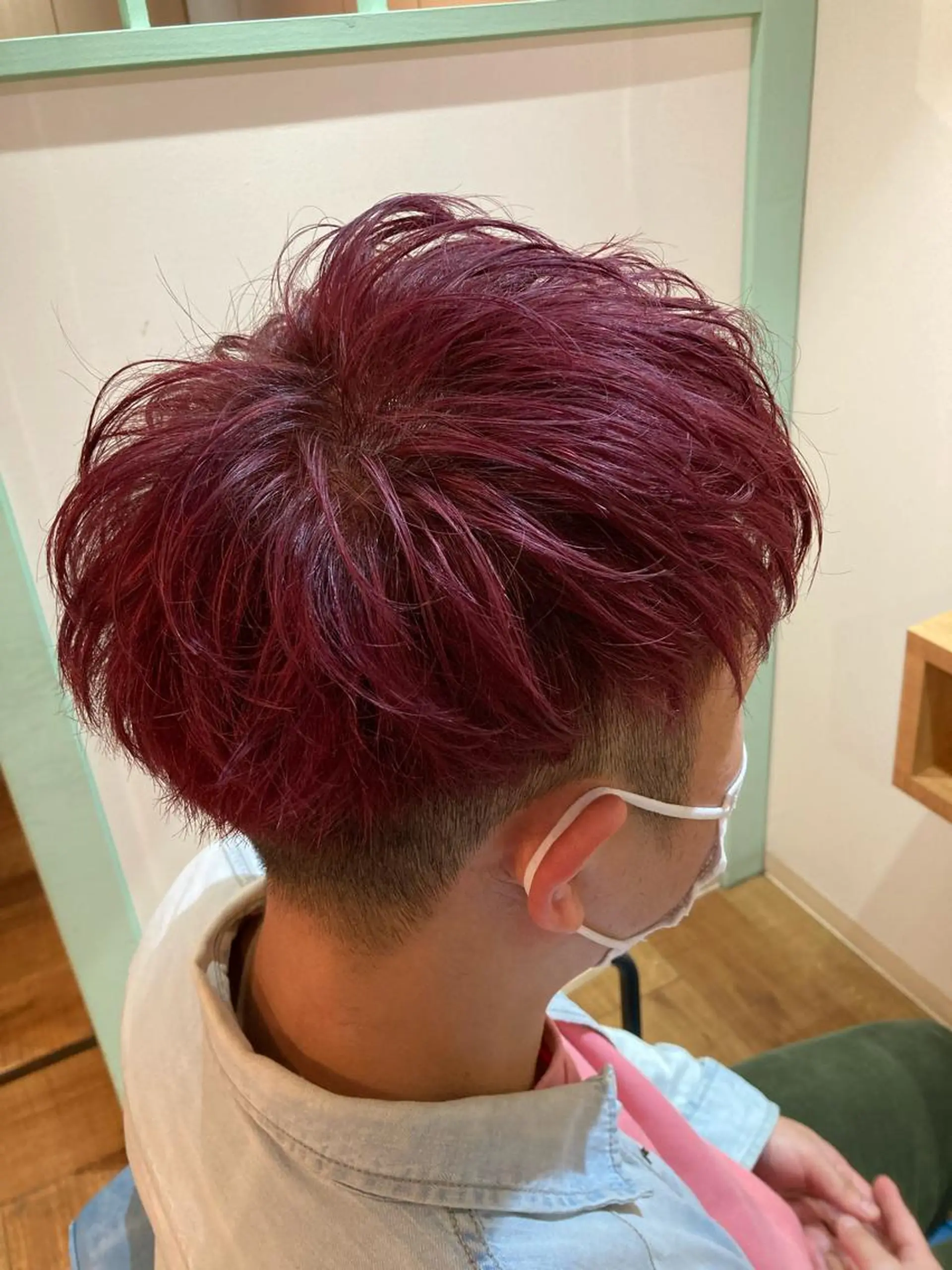 カラー メンズ マッシュ 刈り上げ カット ヘアカラー 大滝 宜史のヘアスタイル