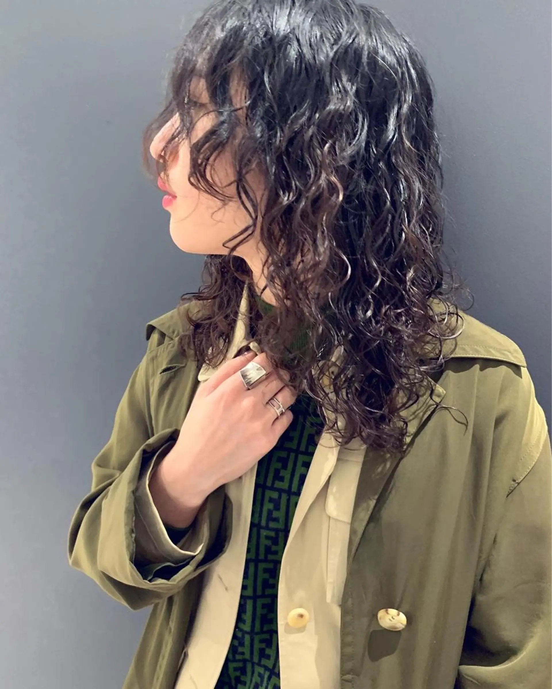 ロング パーマ カット パーマ MISUZU🪡 ナチュラルモードのその他イメージ