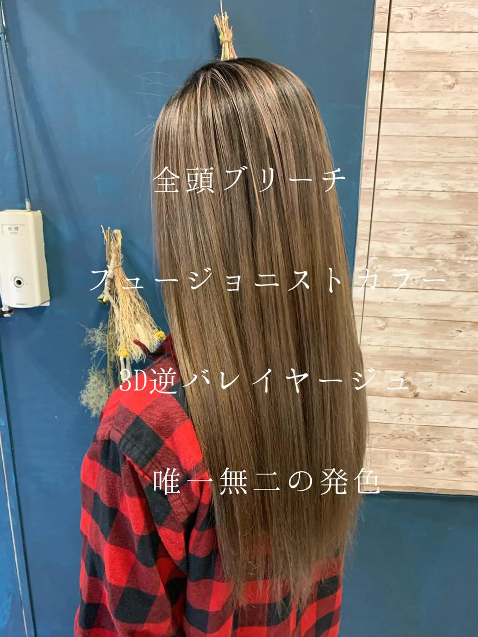 ロング ヘアカラー トリートメント HAIR  SALONgenie (ヘアーサロンジーニー)所属・嶋崎 啓人のヘアスタイル