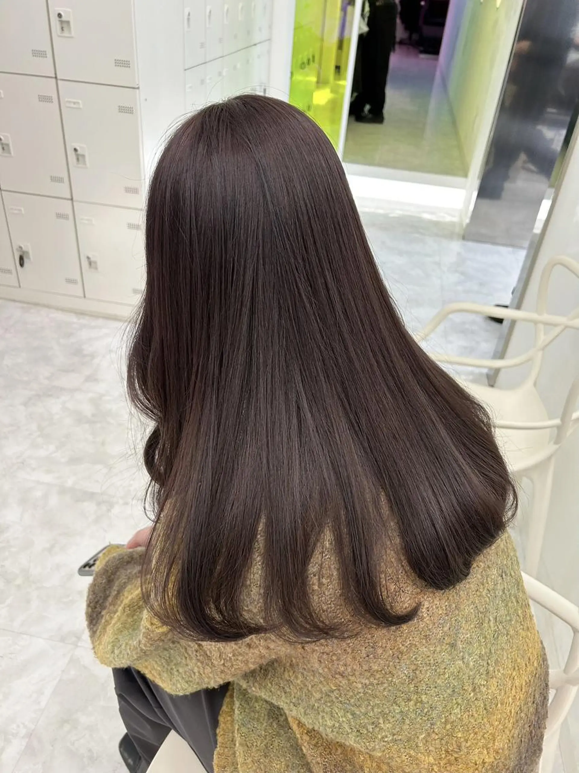 カラー 透ける淡色🏹ミルク ティー🤎渋谷のヘアスタイル