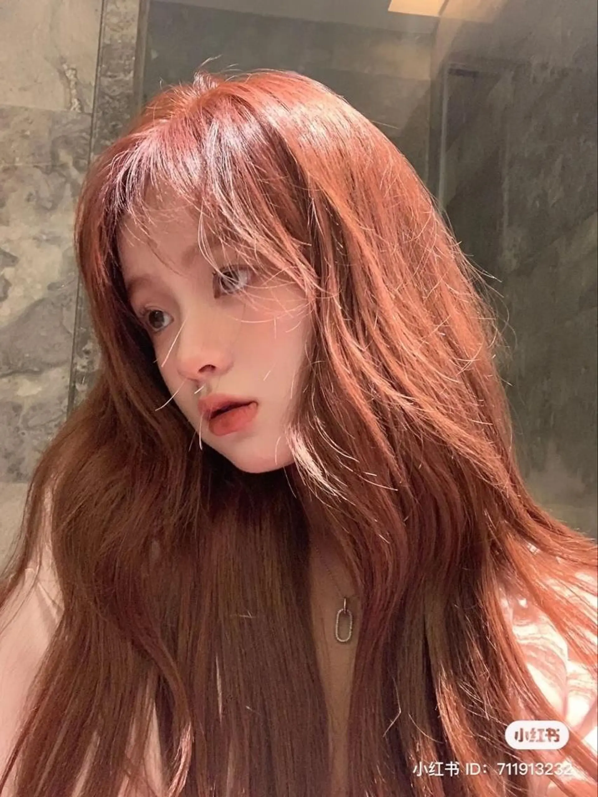 ロング カラー 🥀トレンド韓国暖色 🥀momo🥀のヘアスタイル