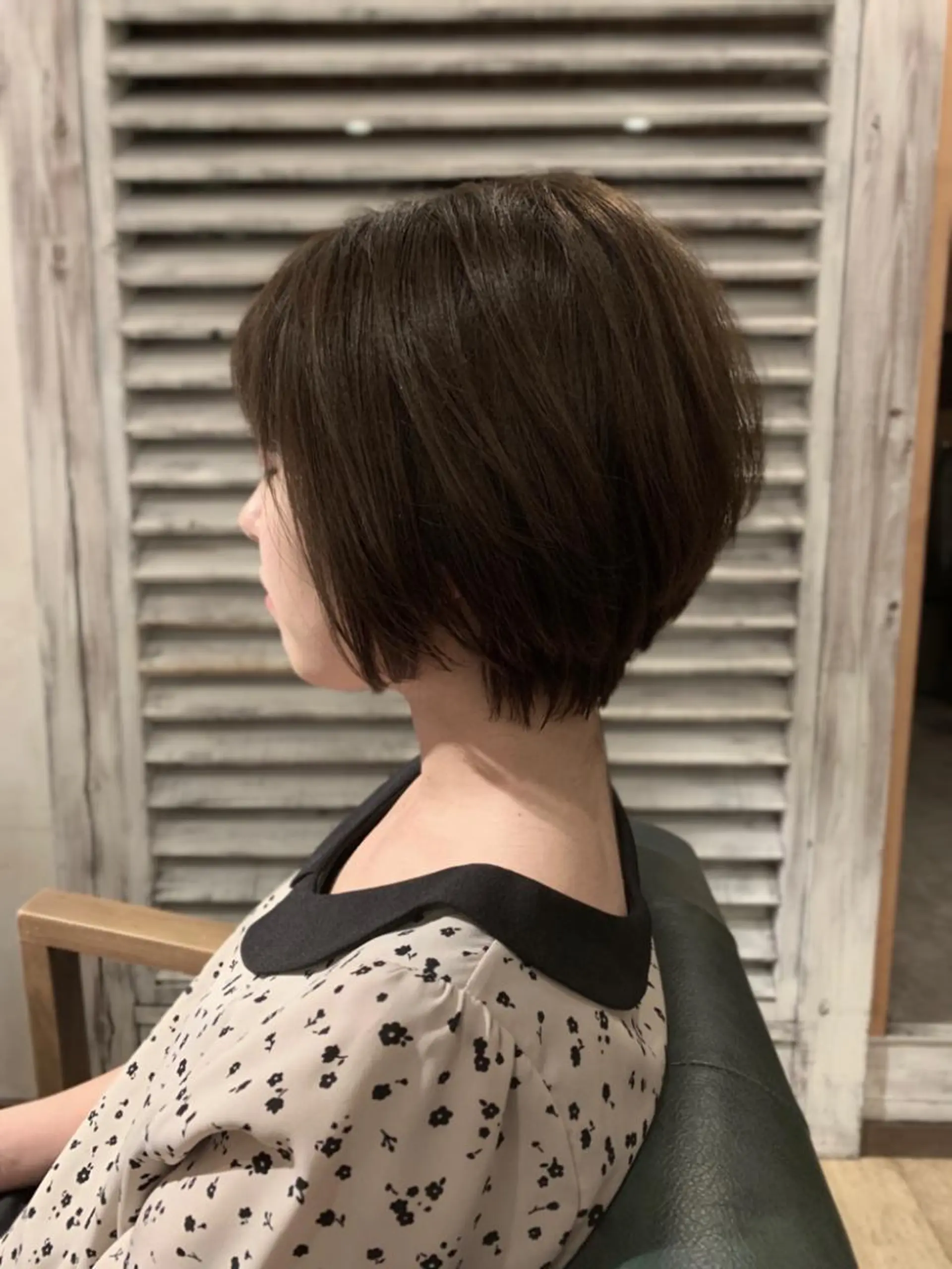 ショート カラー アディクシーカラー アッシュ 透明感カラー カット ヘアカラー トリートメント SALOWIN(サロウィン)広島並木通り所属・田村和範/似合わせ カラー/縮毛矯正のヘアスタイル