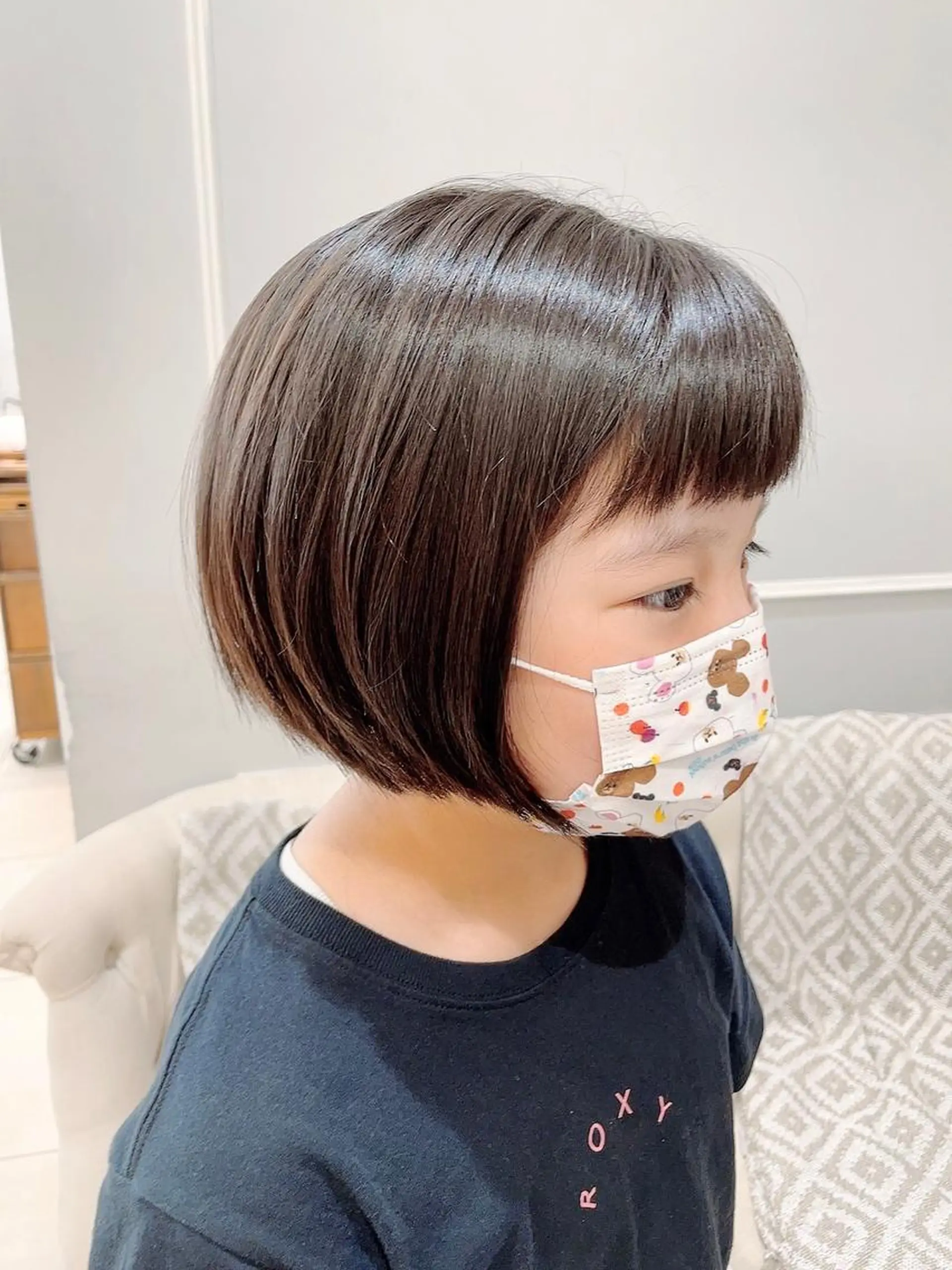 ショート キッズ ボブ 🦖鶴岡香純🦖 産休中のヘアスタイル