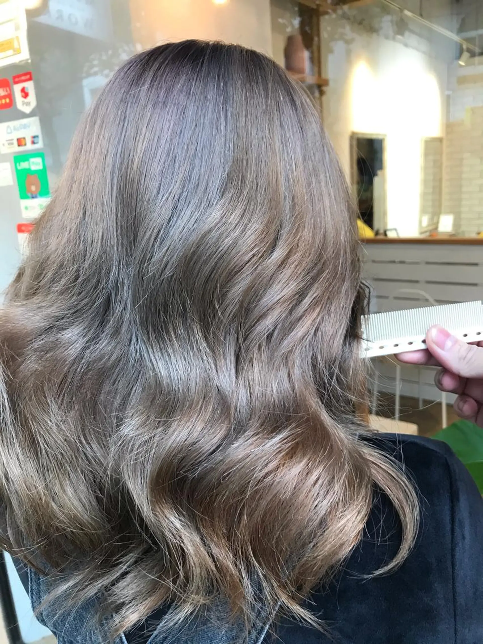 セミロング 渋谷 ミモザワークス タニグチヨシユキのヘアスタイル