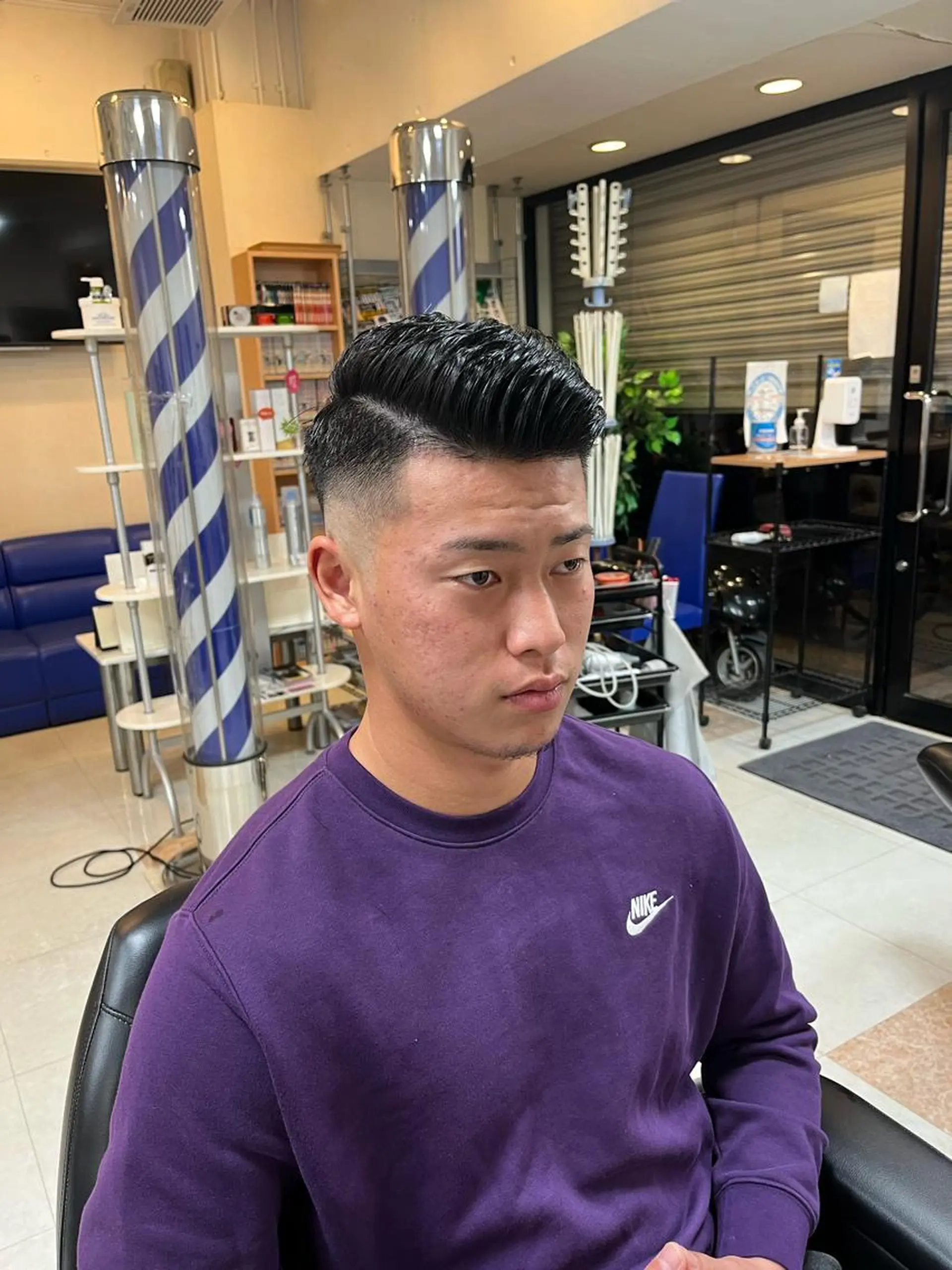 メンズ フェードカット スキンフェード コアフィールドゥ所属・坂口 大智のヘアスタイル