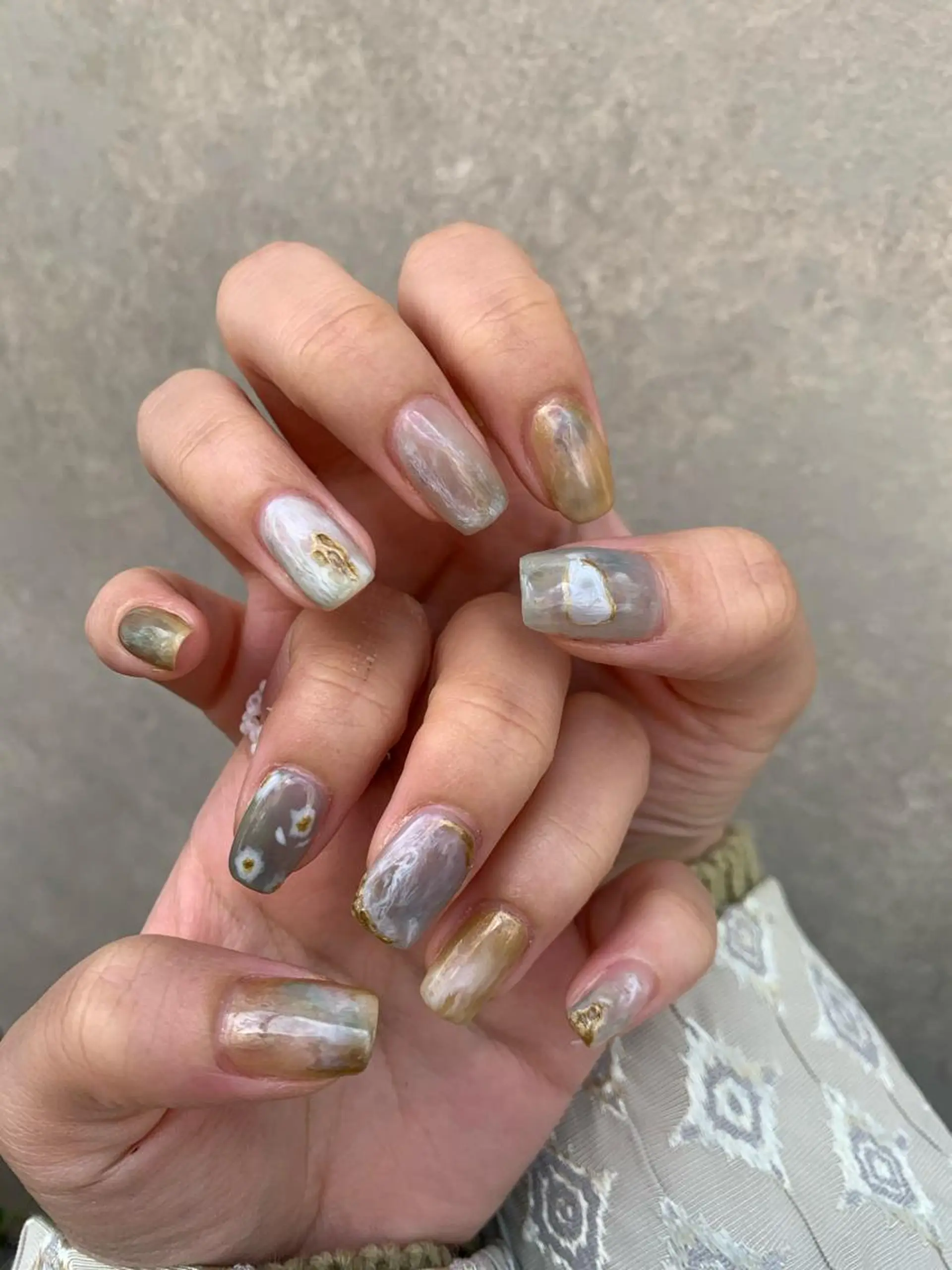 ネイル ハンドネイル 【淡色color/ nail】maikoのネイルデザイン