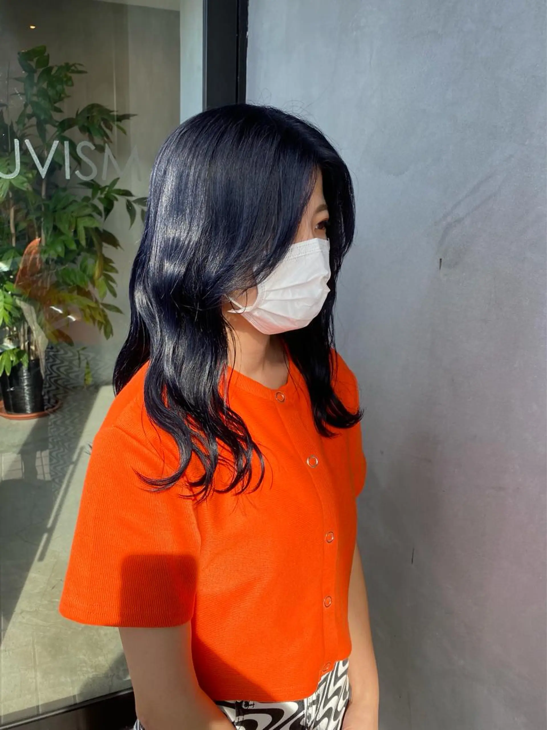 カラー ブリーチ レイヤーカット/長岡 グレージュ/マユ🎀のヘアスタイル