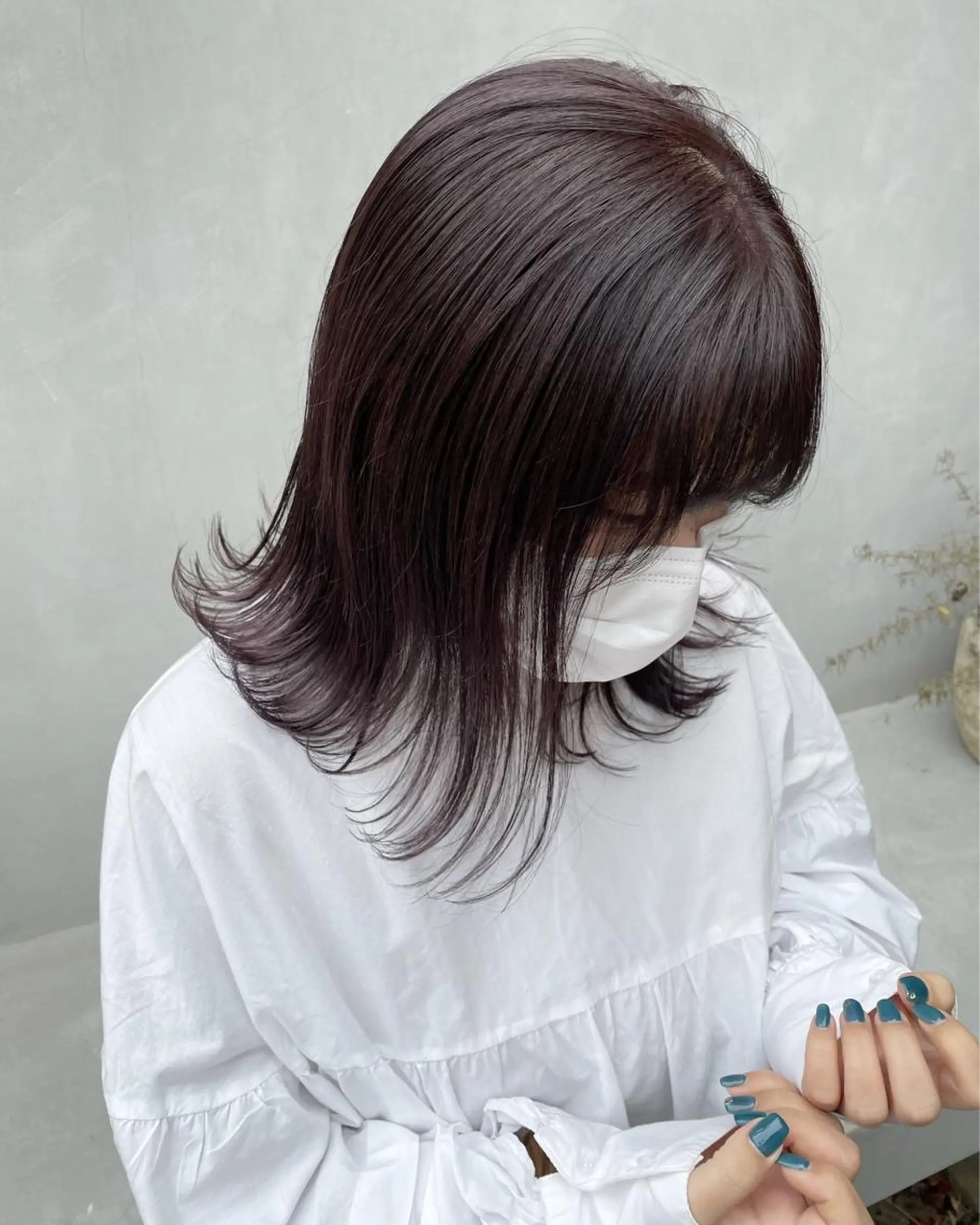 ミディアム カラー カット ヘアカラー トリートメント 🫧透明感ヘア🫧 🧸竹花　彩希🧸のヘアスタイル